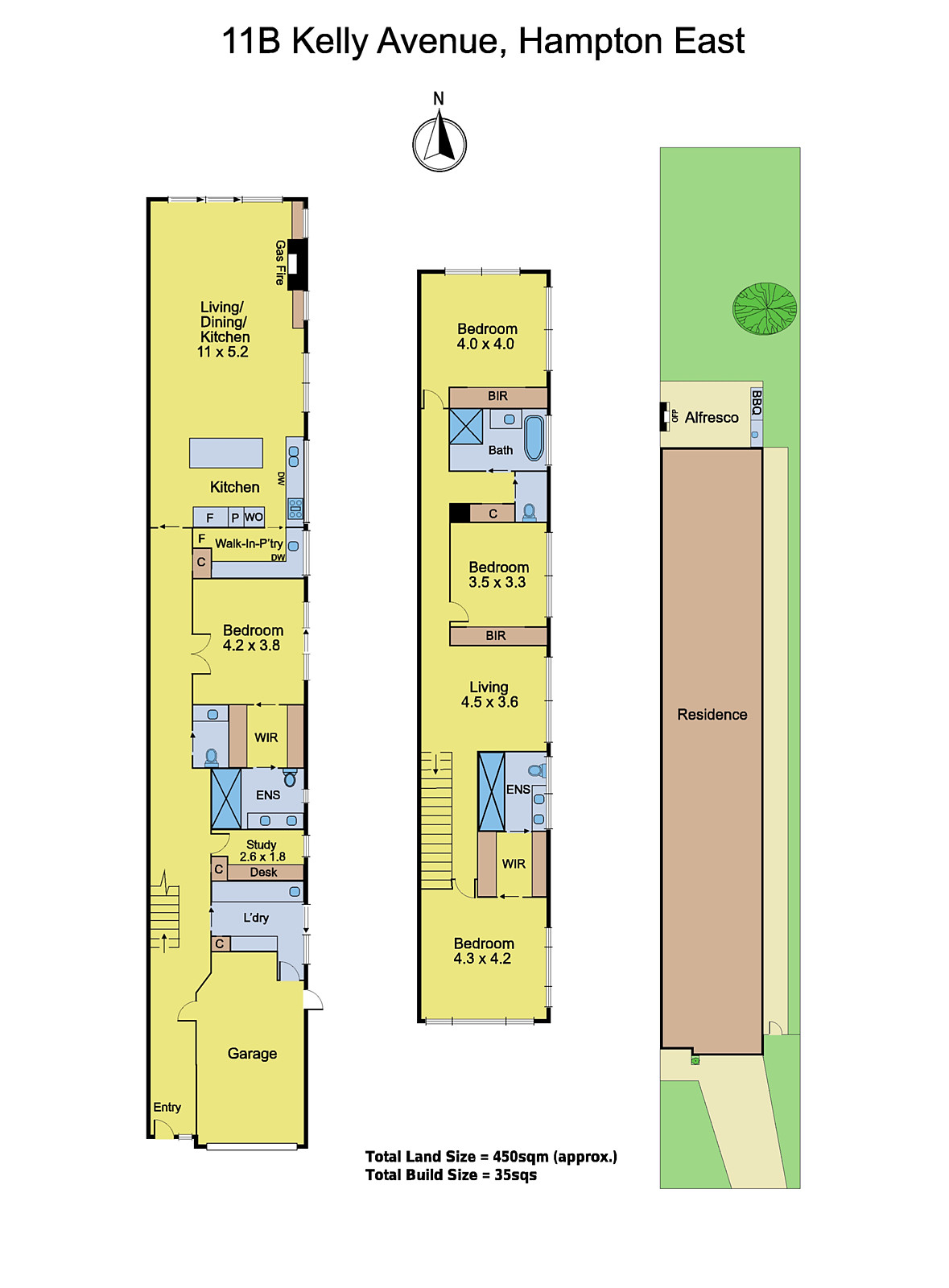 11B Kelly Avenue, Hampton East VIC 3188 - Floorplan