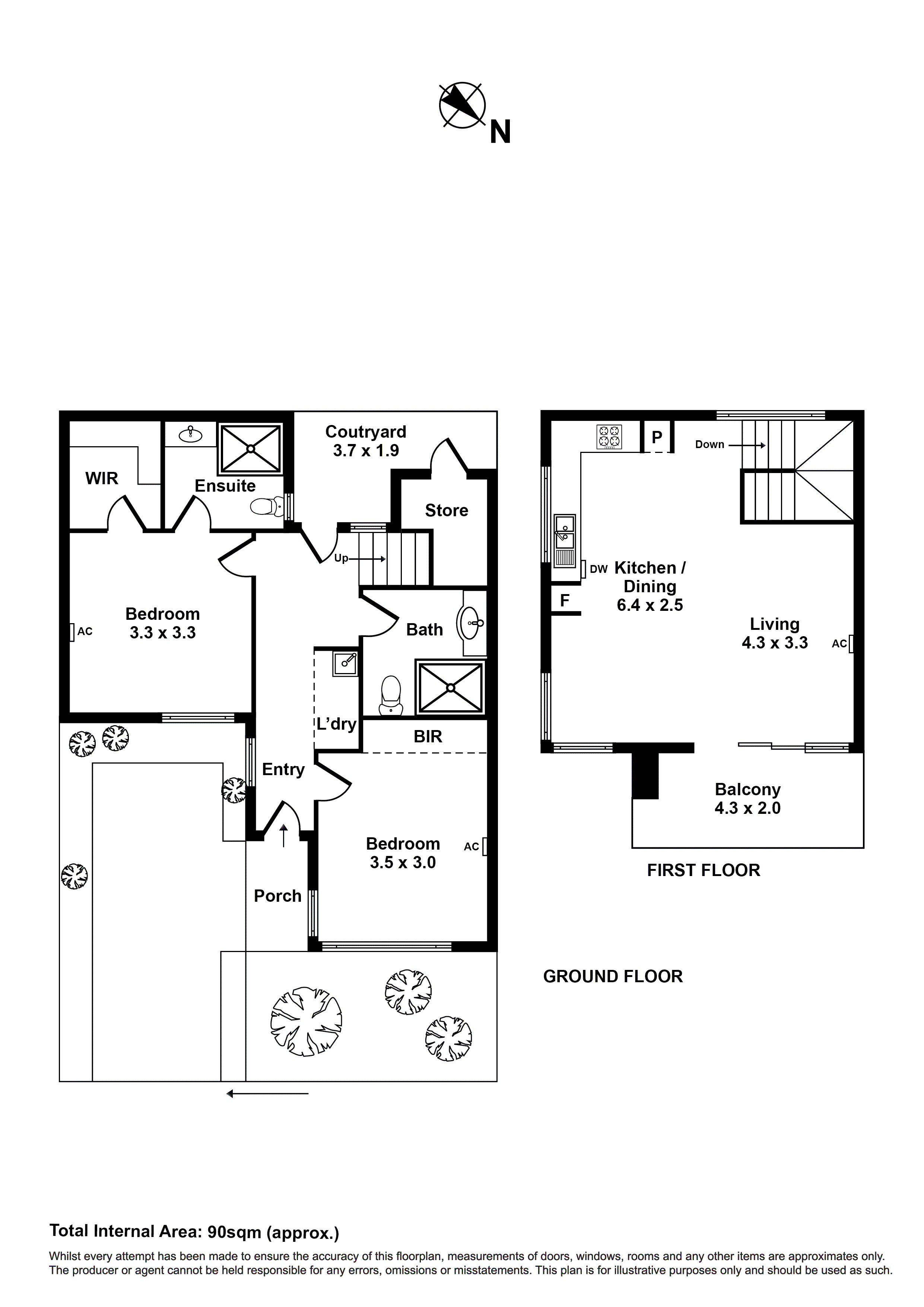 1/1B Sydenham Street, Seddon VIC 3011 - Floorplan