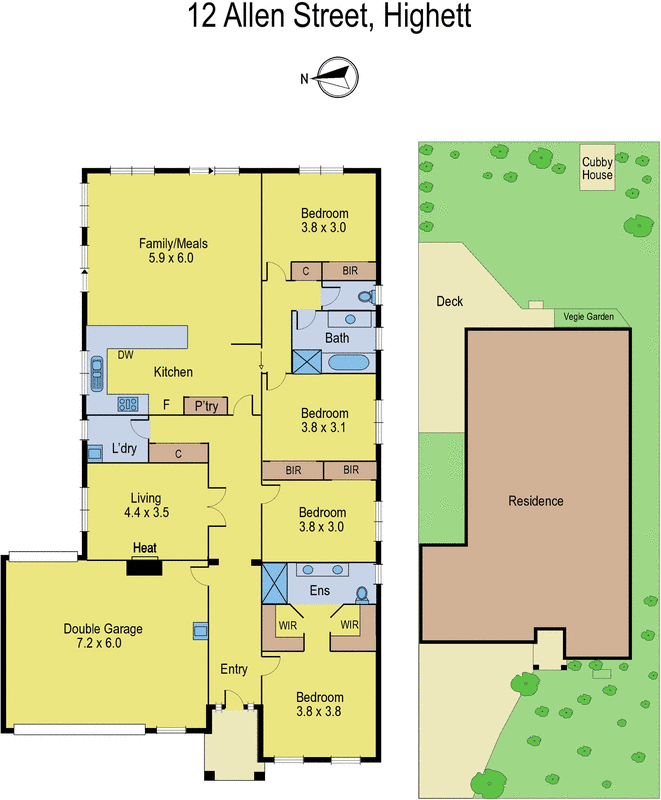 12 Allen Street, Highett VIC 3190 - Floorplan