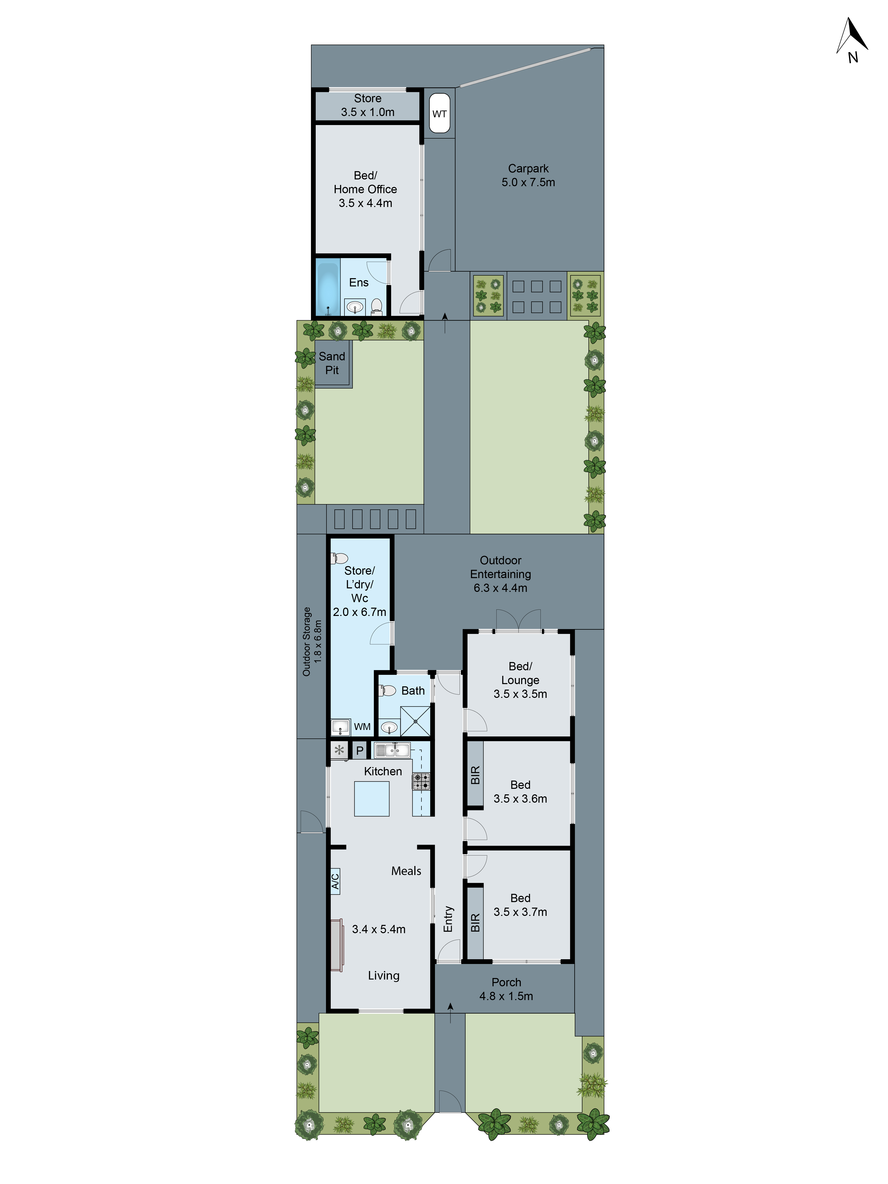 12 Avon Street, GEELONG WEST VIC 3218 - Floorplan