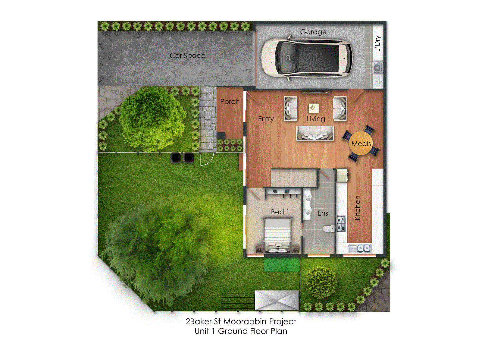 1/2 Baker Street, Moorabbin VIC 3189 - Floorplan