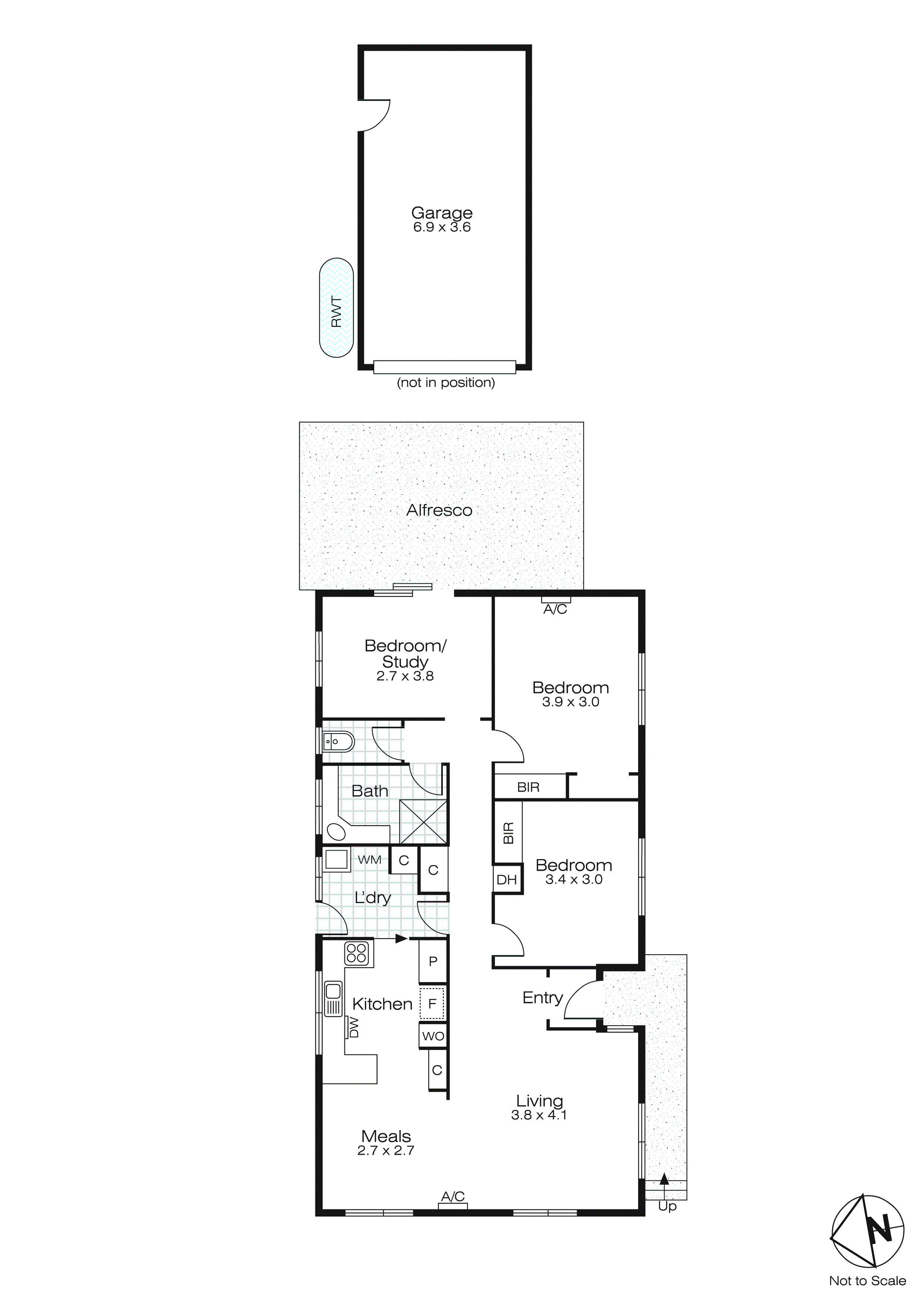 12 Baldwin Street, Wendouree VIC 3355 - Floorplan