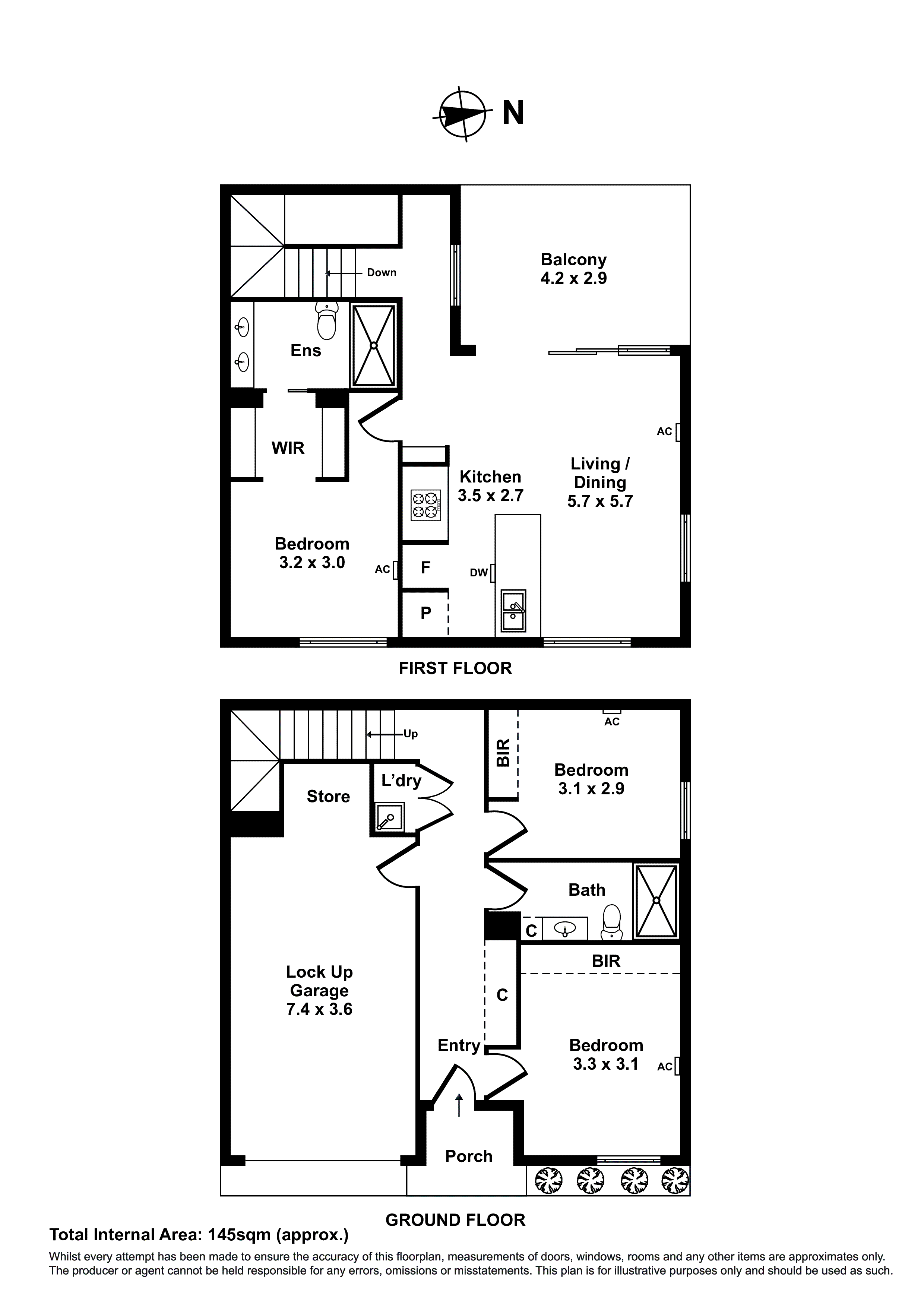 12 Banool Avenue, Yarraville VIC 3013 - Floorplan