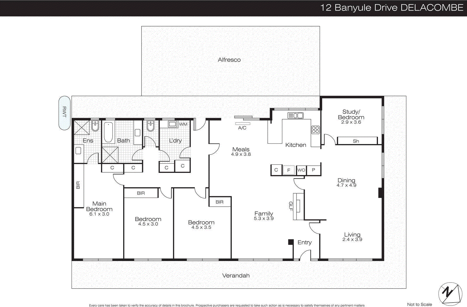 12 Banyule Drive, Delacombe VIC 3356 - Floorplan