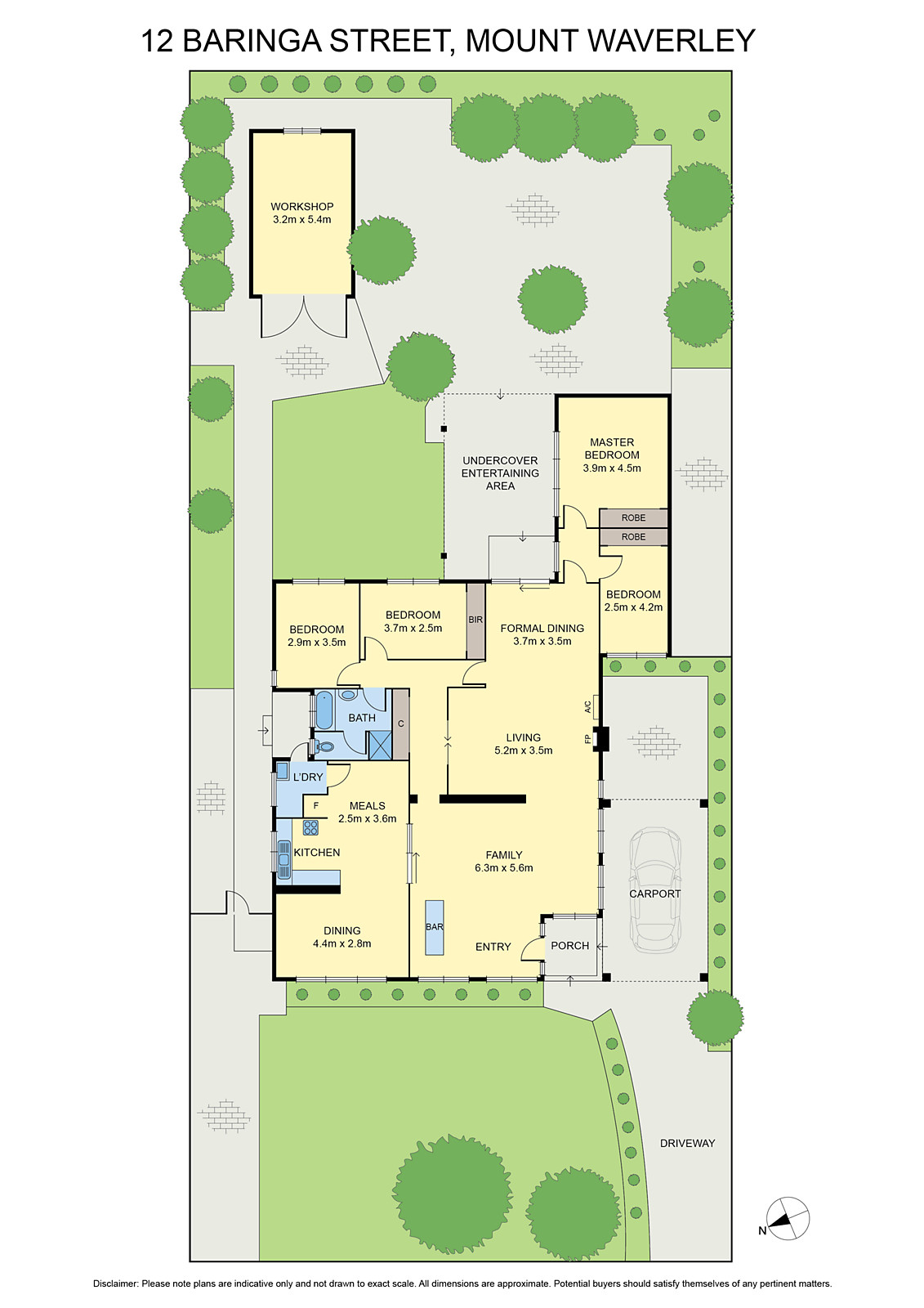 12 Baringa Street, Mount Waverley VIC 3149 - Floorplan