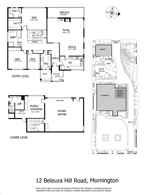 12 Beleura Hill Road, MORNINGTON VIC 3931 - Floorplan