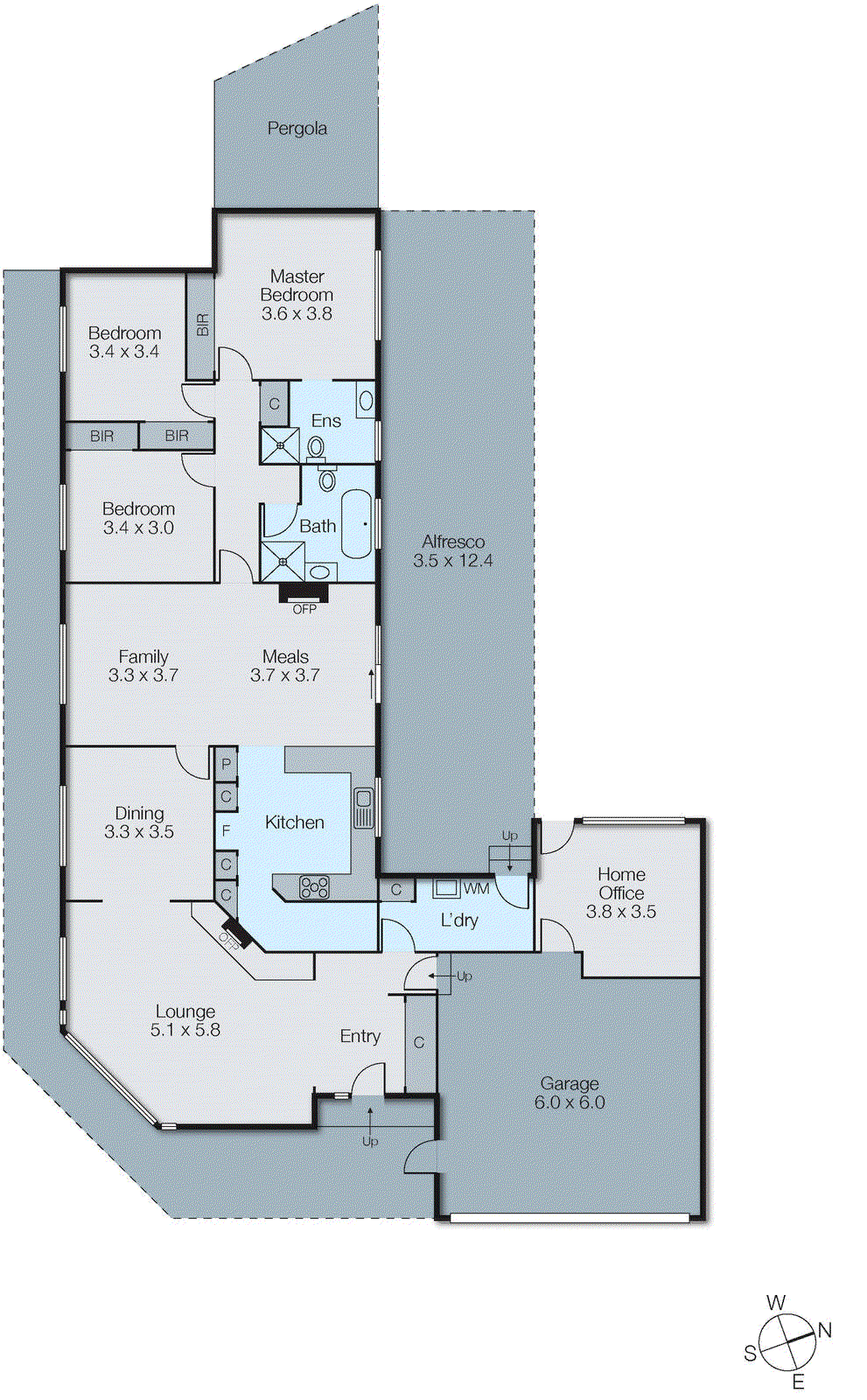 12 Blue Hills Close, Wantirna VIC 3152 - Floorplan