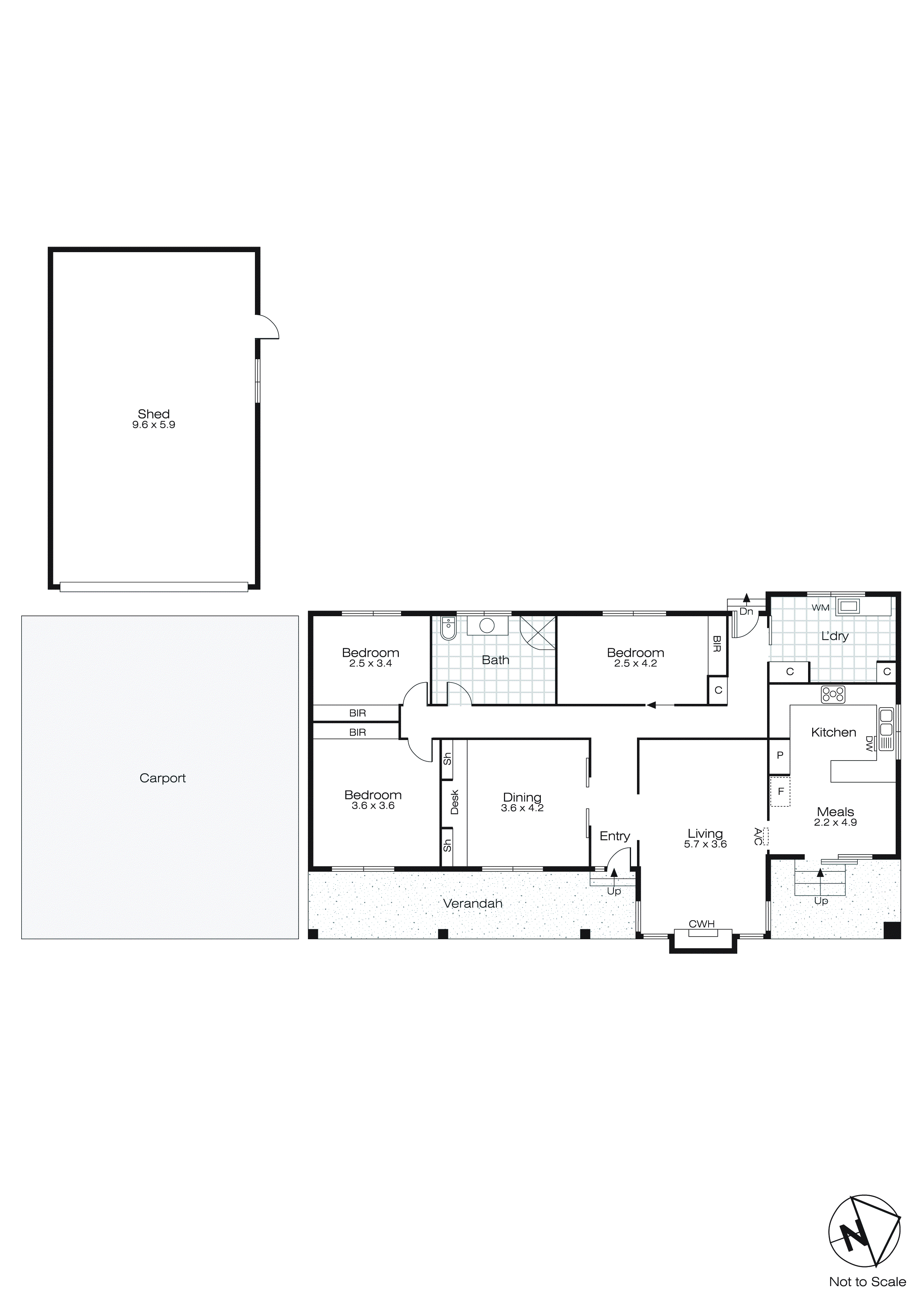 12 Bo Peep Road, Burrumbeet VIC 3352 - Floorplan