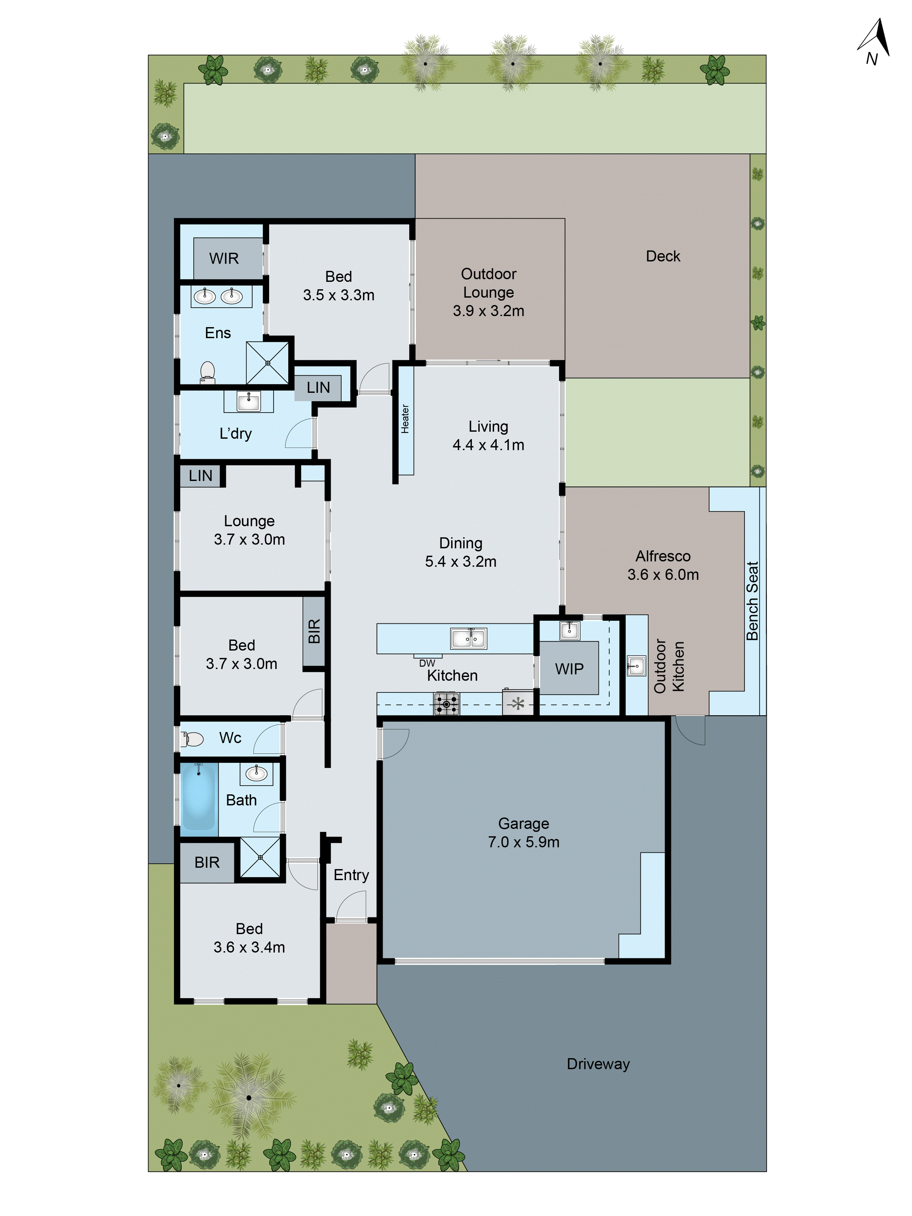 12 Bodega Street, Waurn Ponds VIC 3216 - Floorplan