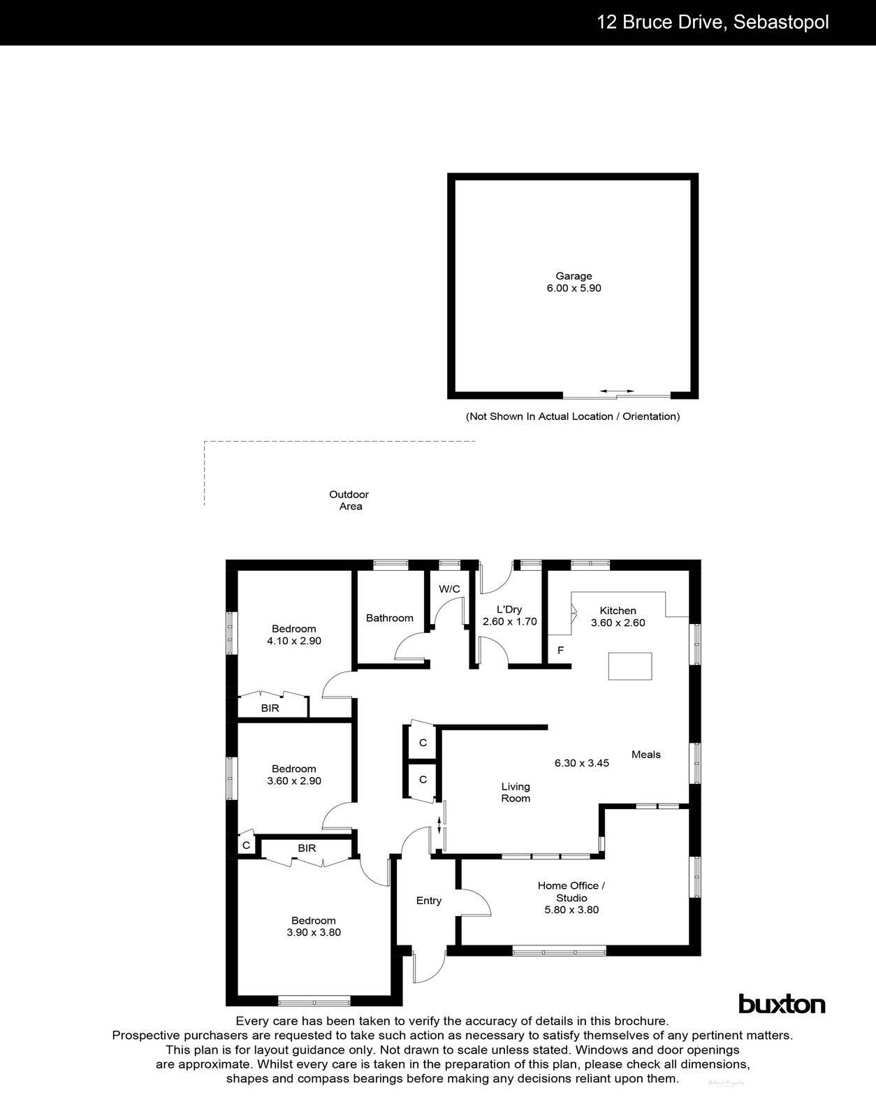12 Bruce Drive, Sebastopol VIC 3356 - Floorplan
