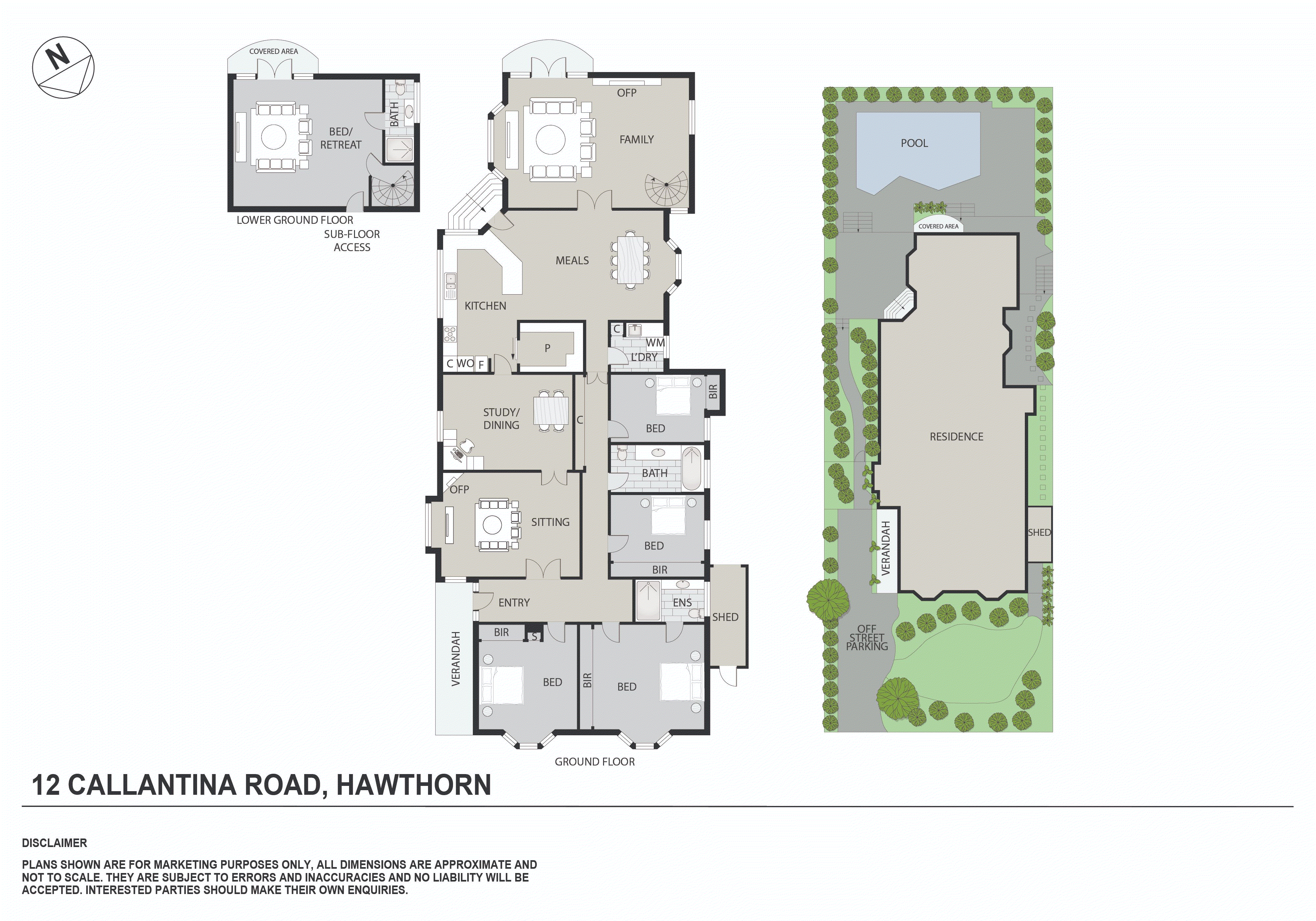 12 Callantina Road, Hawthorn VIC 3122 - Floorplan