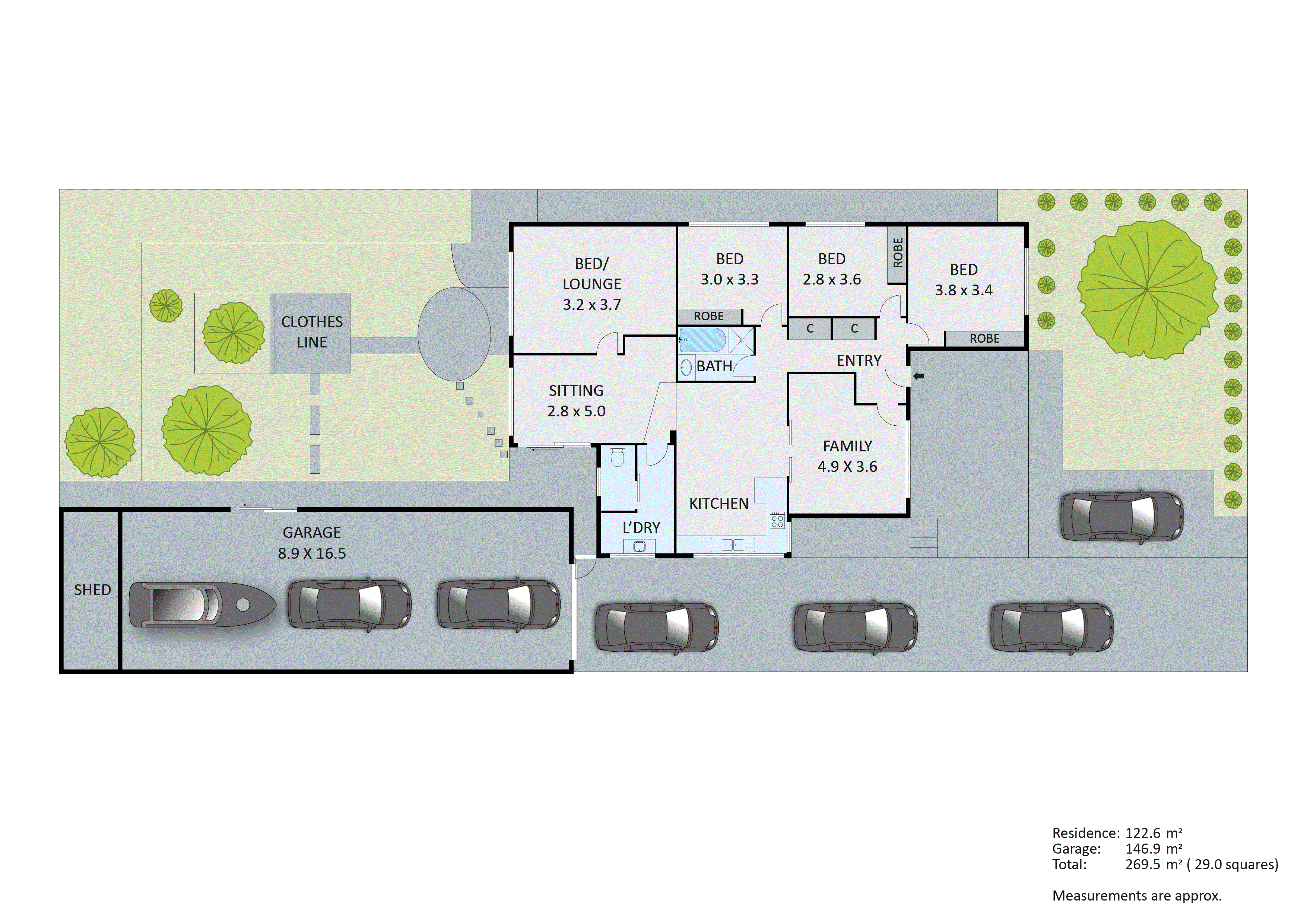12 Camellia Avenue, Noble Park North VIC 3174 - Floorplan