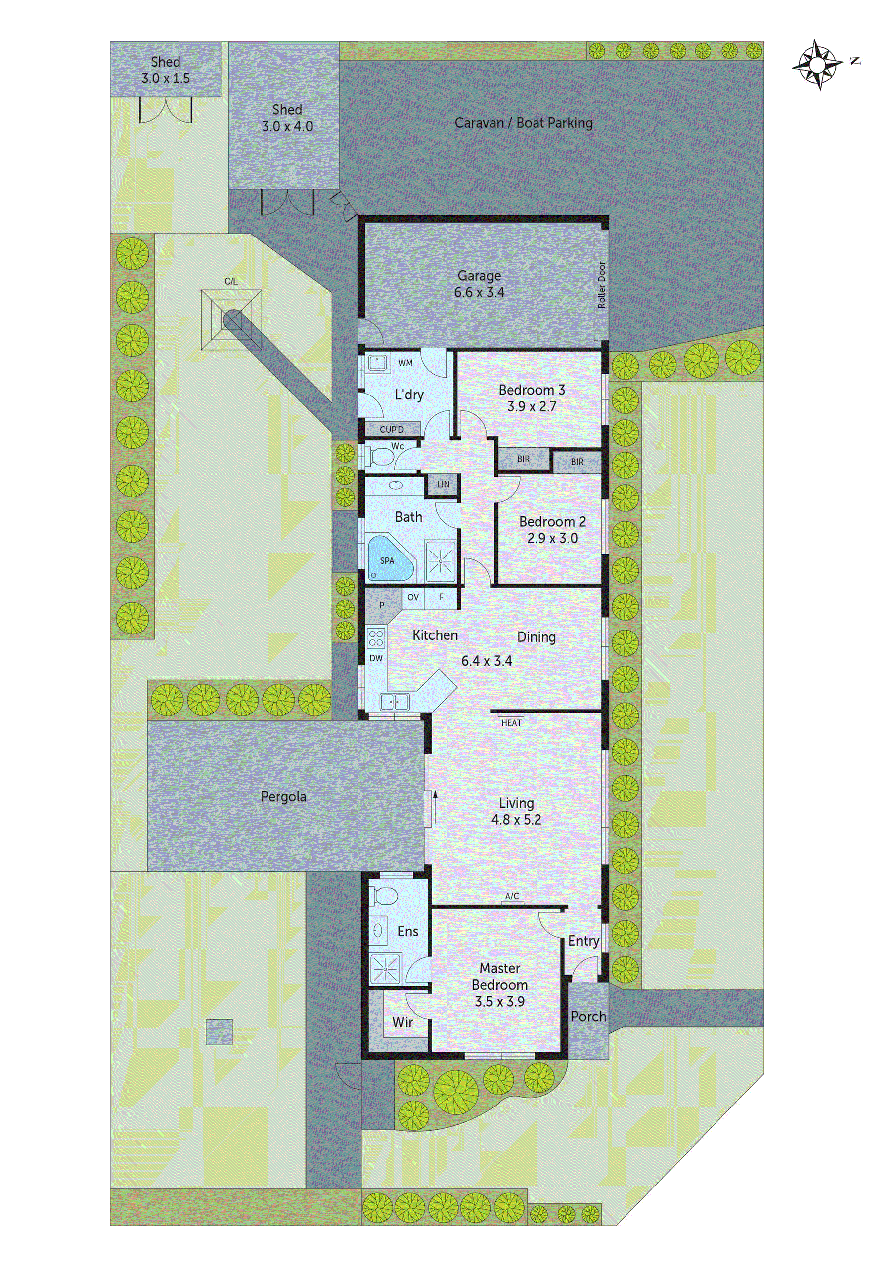 12 Carbery Court, Grovedale VIC 3216 - Floorplan
