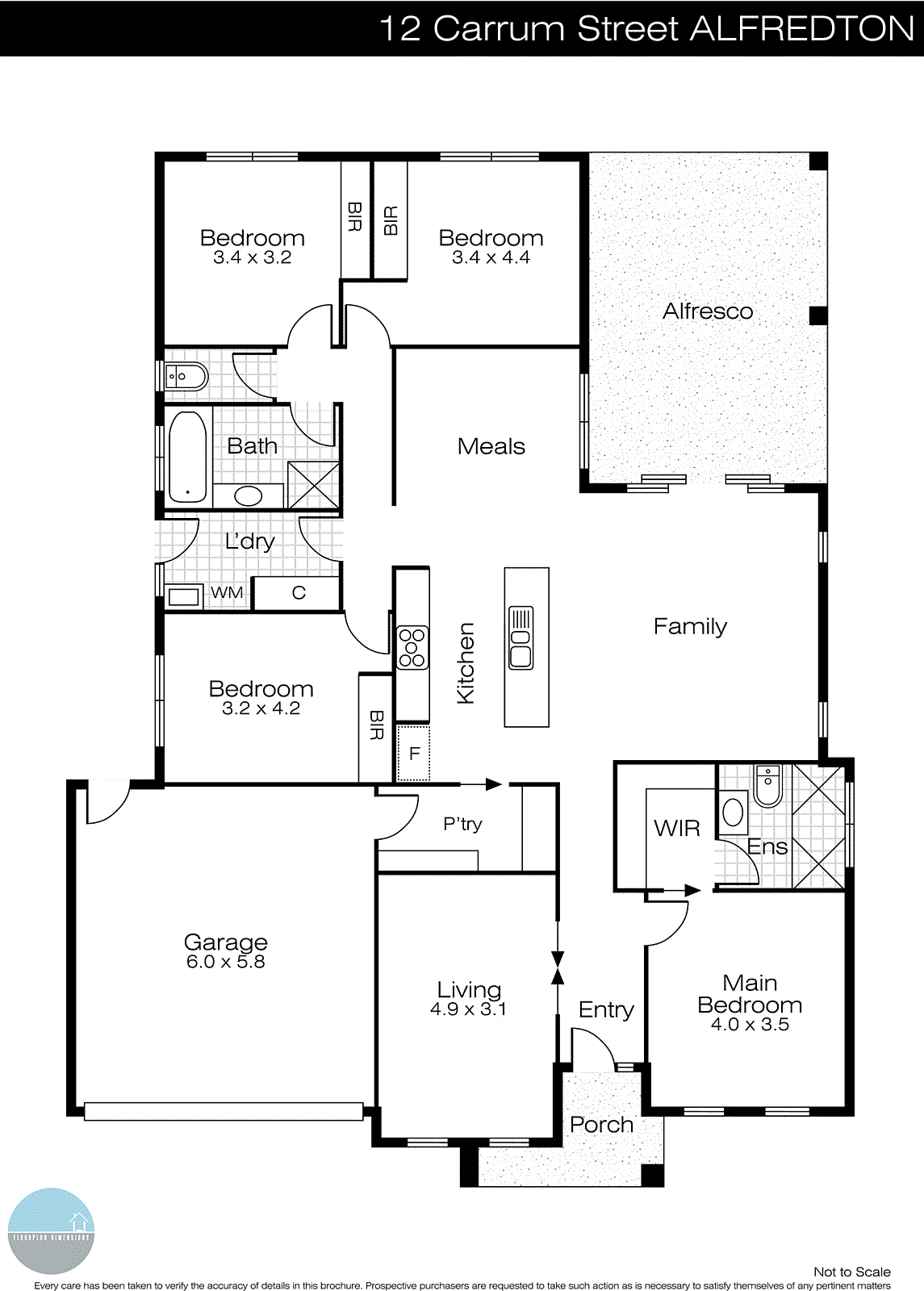 12 Carrum Street, Alfredton VIC 3350 - Floorplan