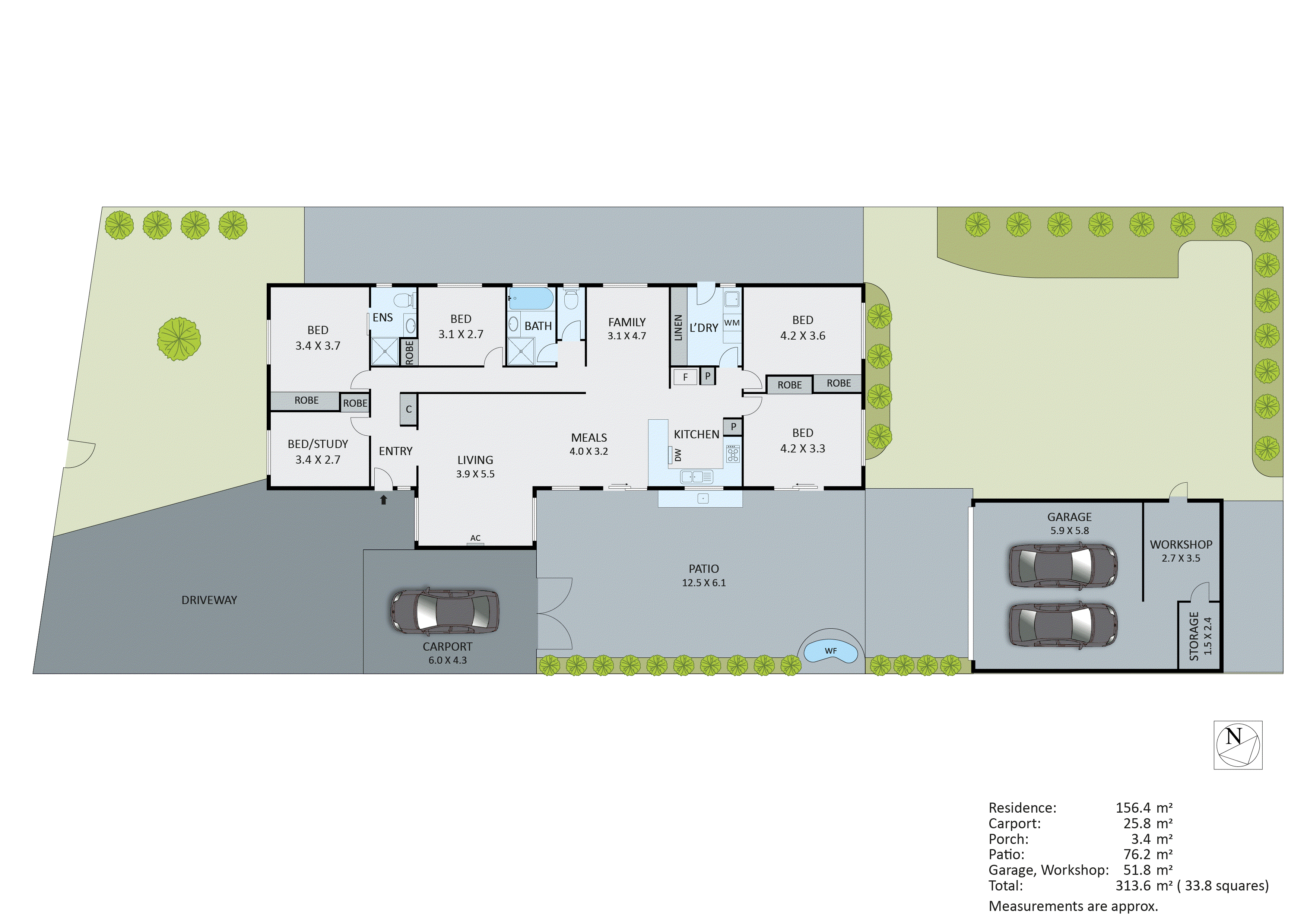 12 Cassava Court, Dingley Village VIC 3172 - Floorplan