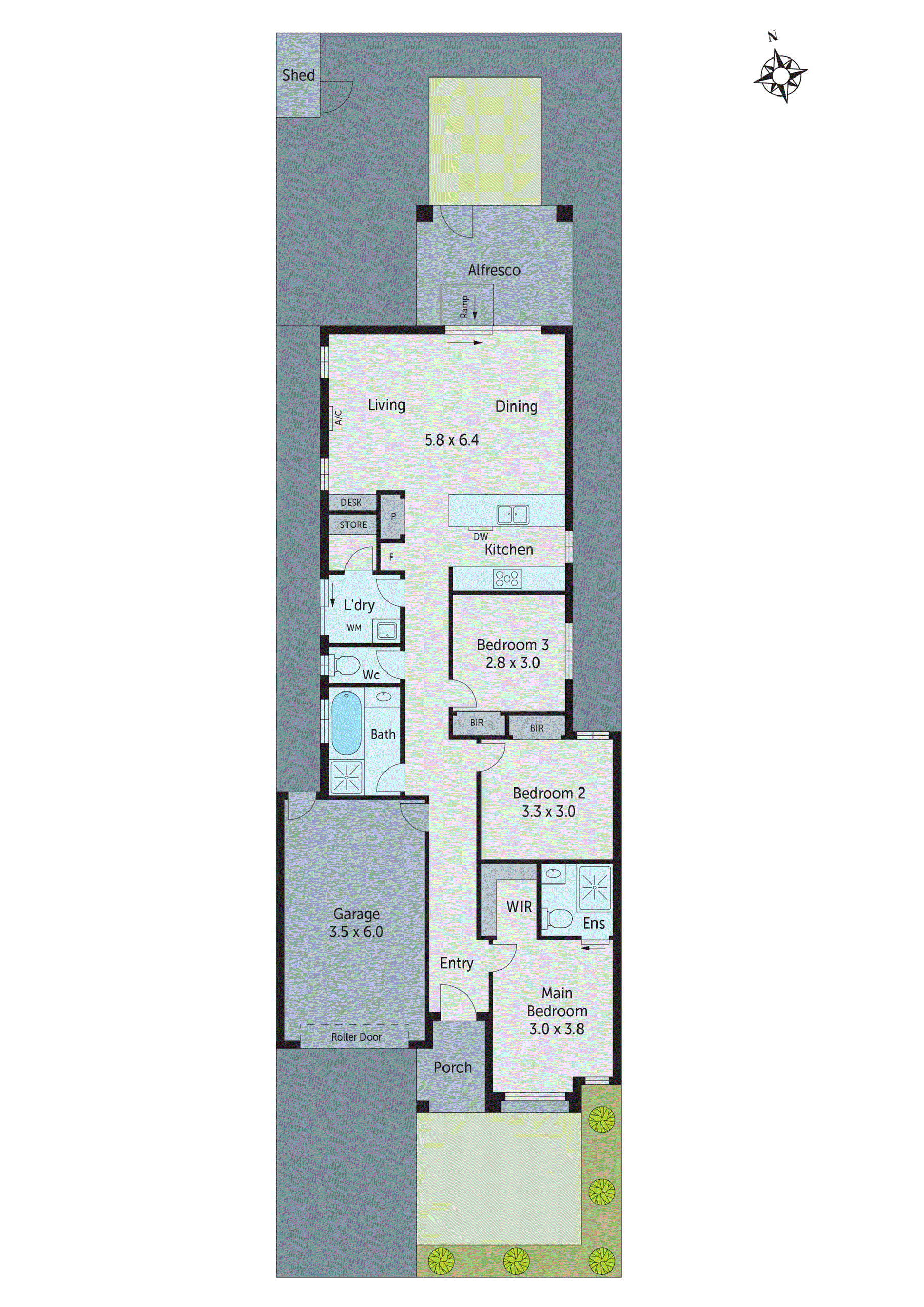 12 Catani Lane, Curlewis VIC 3222 - Floorplan