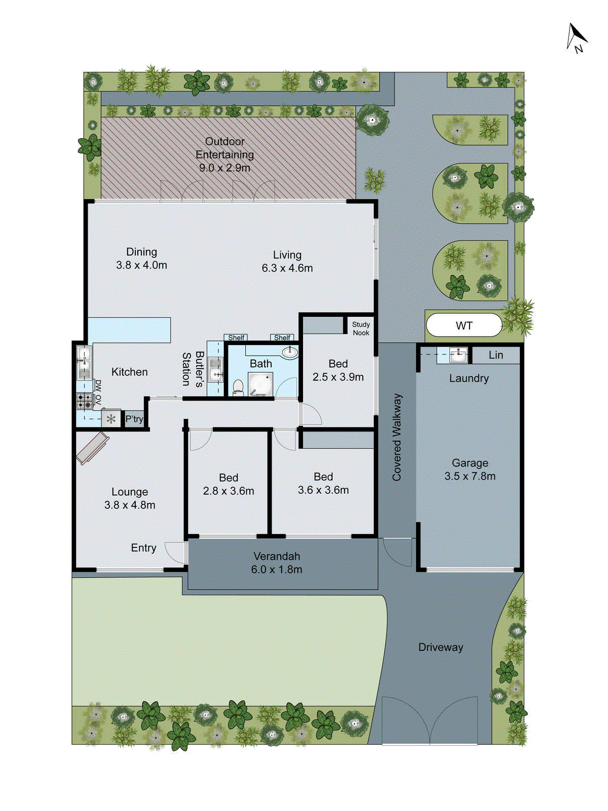 12 Churchill Avenue, Newtown VIC 3220 - Floorplan