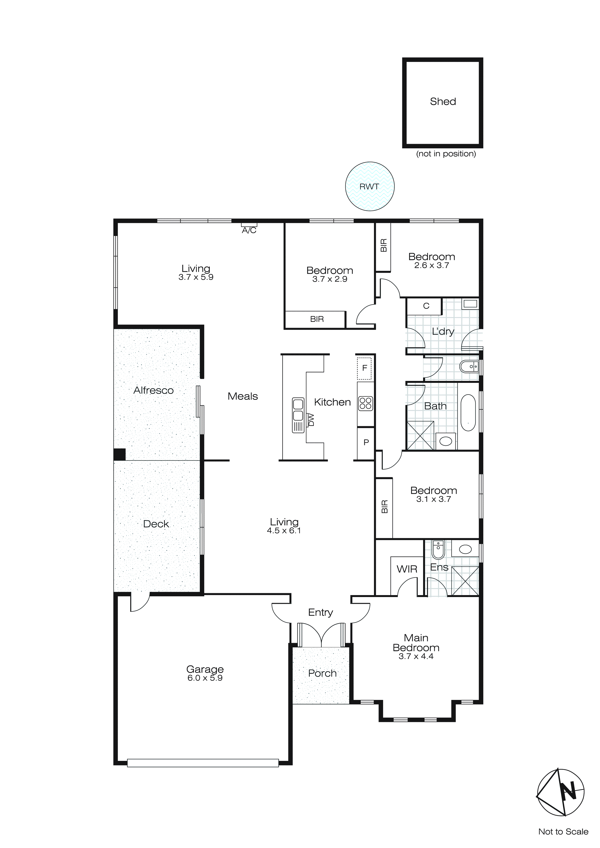 12 Clifton Street, Delacombe VIC 3356 - Floorplan