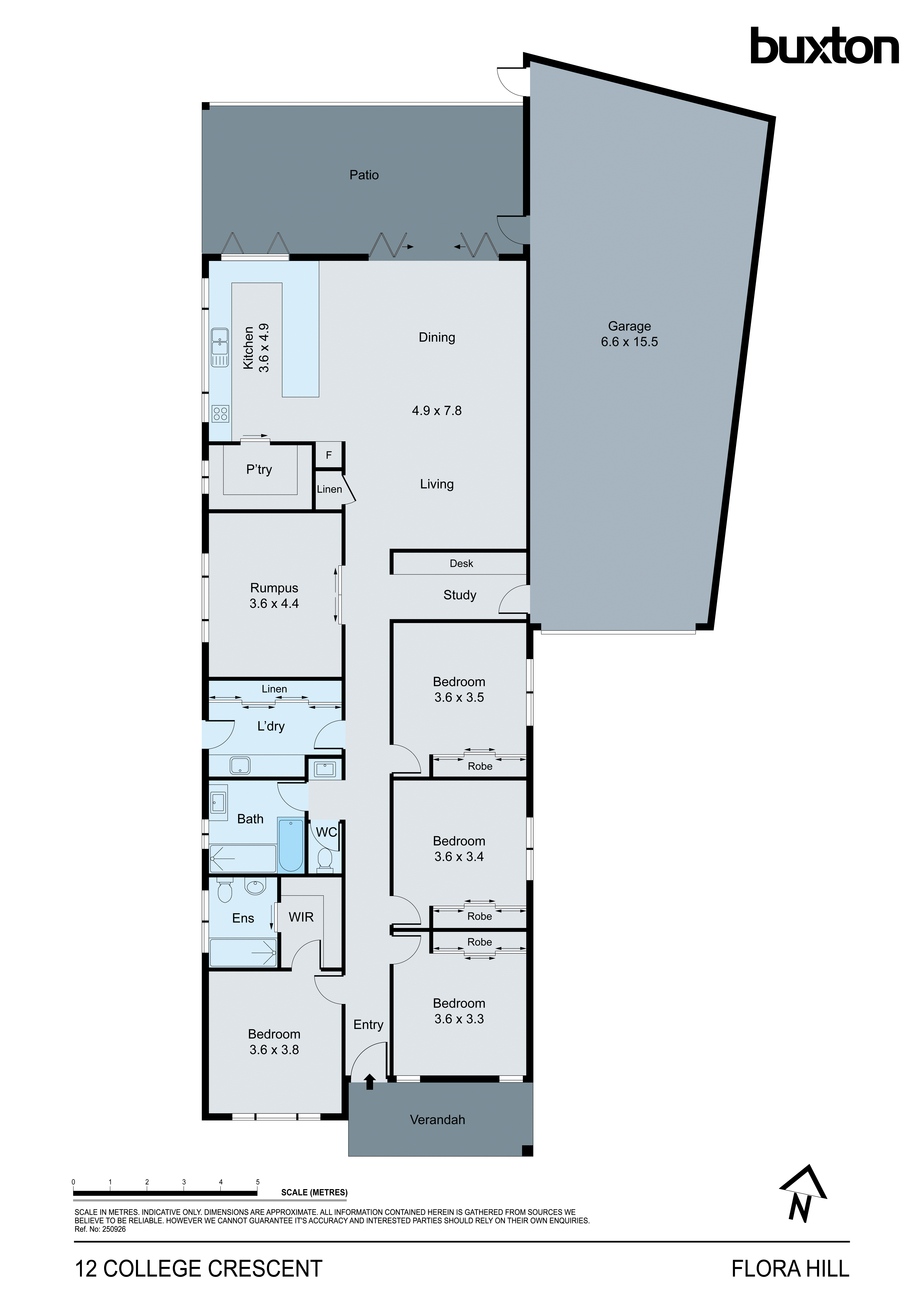12 College Crescent, Flora Hill VIC 3550 - Floorplan