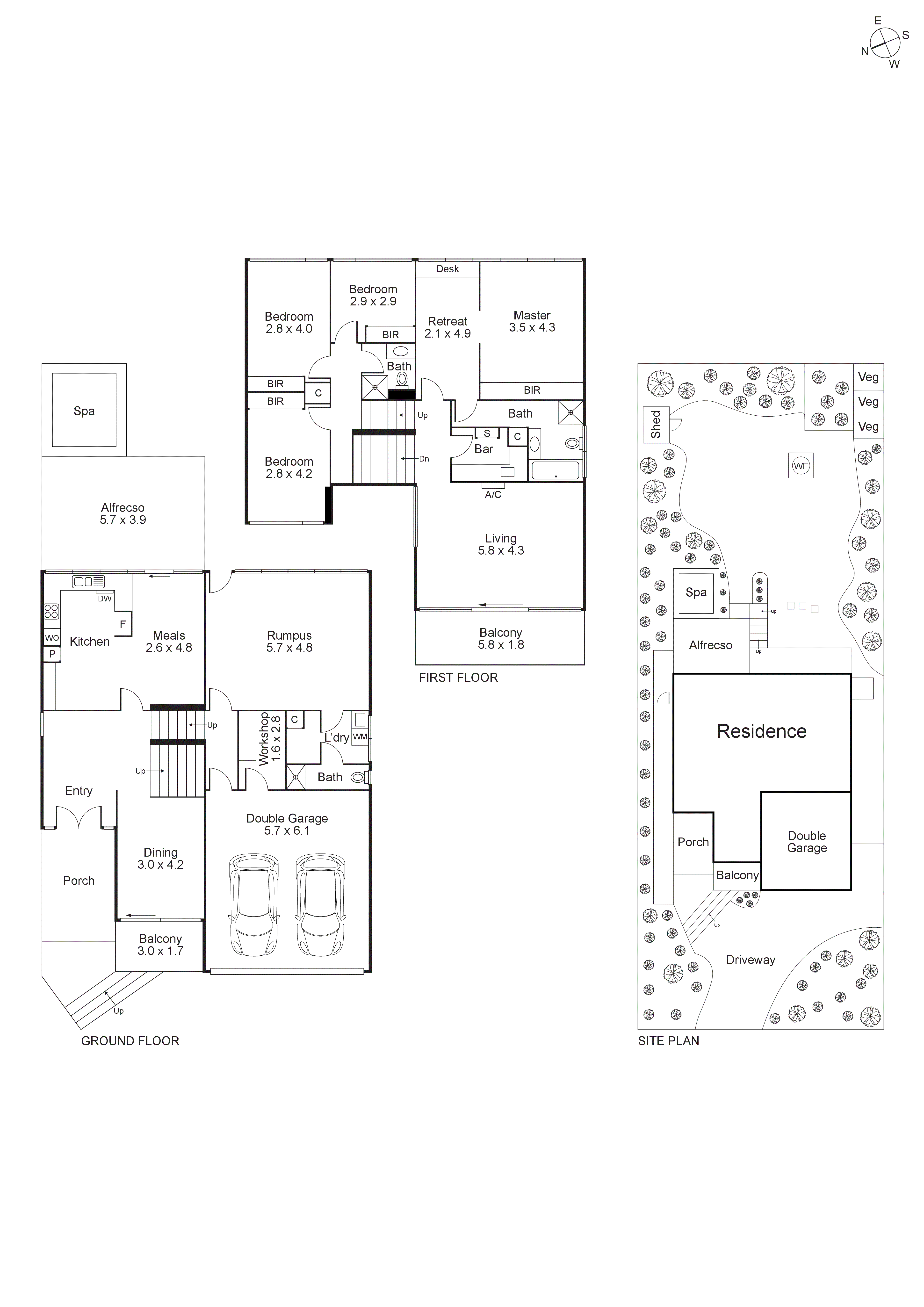 12 College Grove, Black Rock VIC 3193 - Floorplan