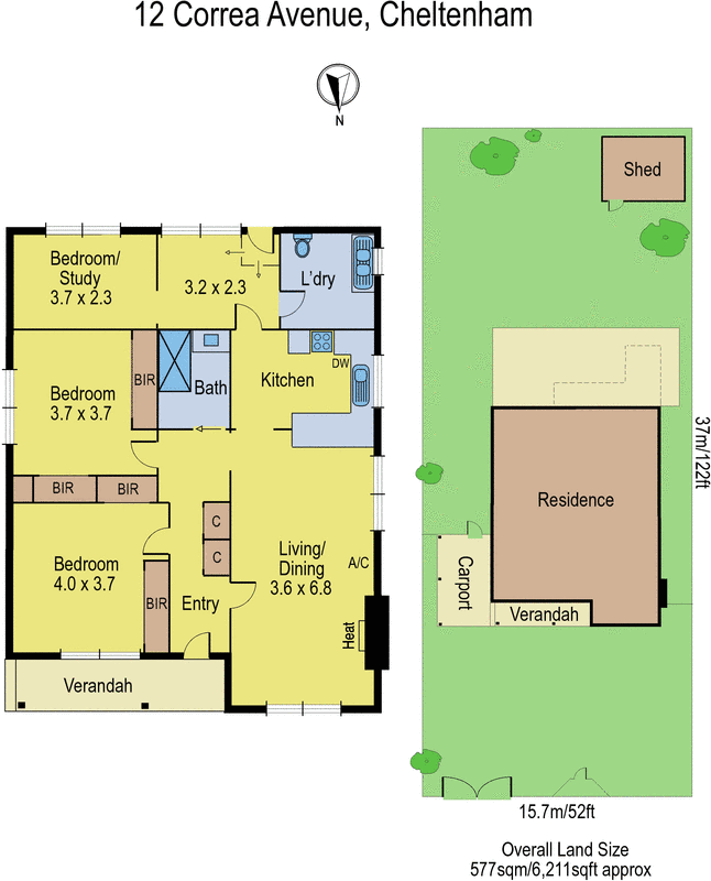 12 Correa Avenue, Cheltenham VIC 3192 - Floorplan