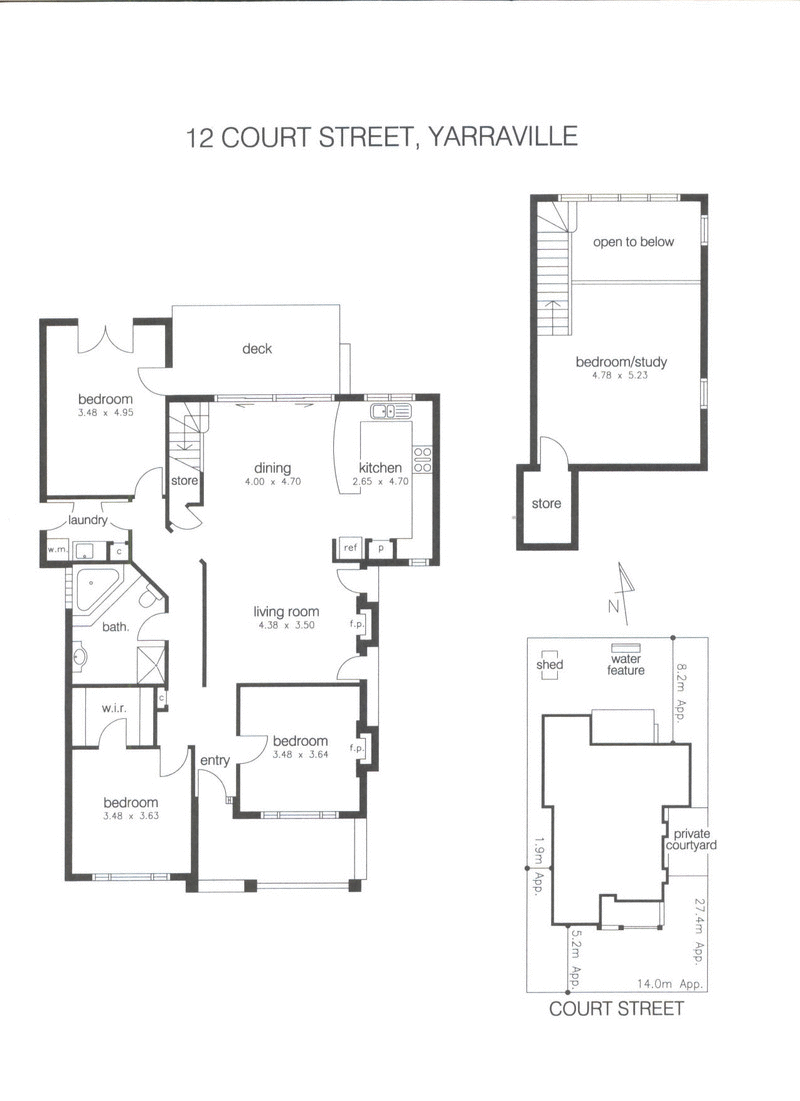 12 Court Street, YARRAVILLE VIC 3013 - Floorplan