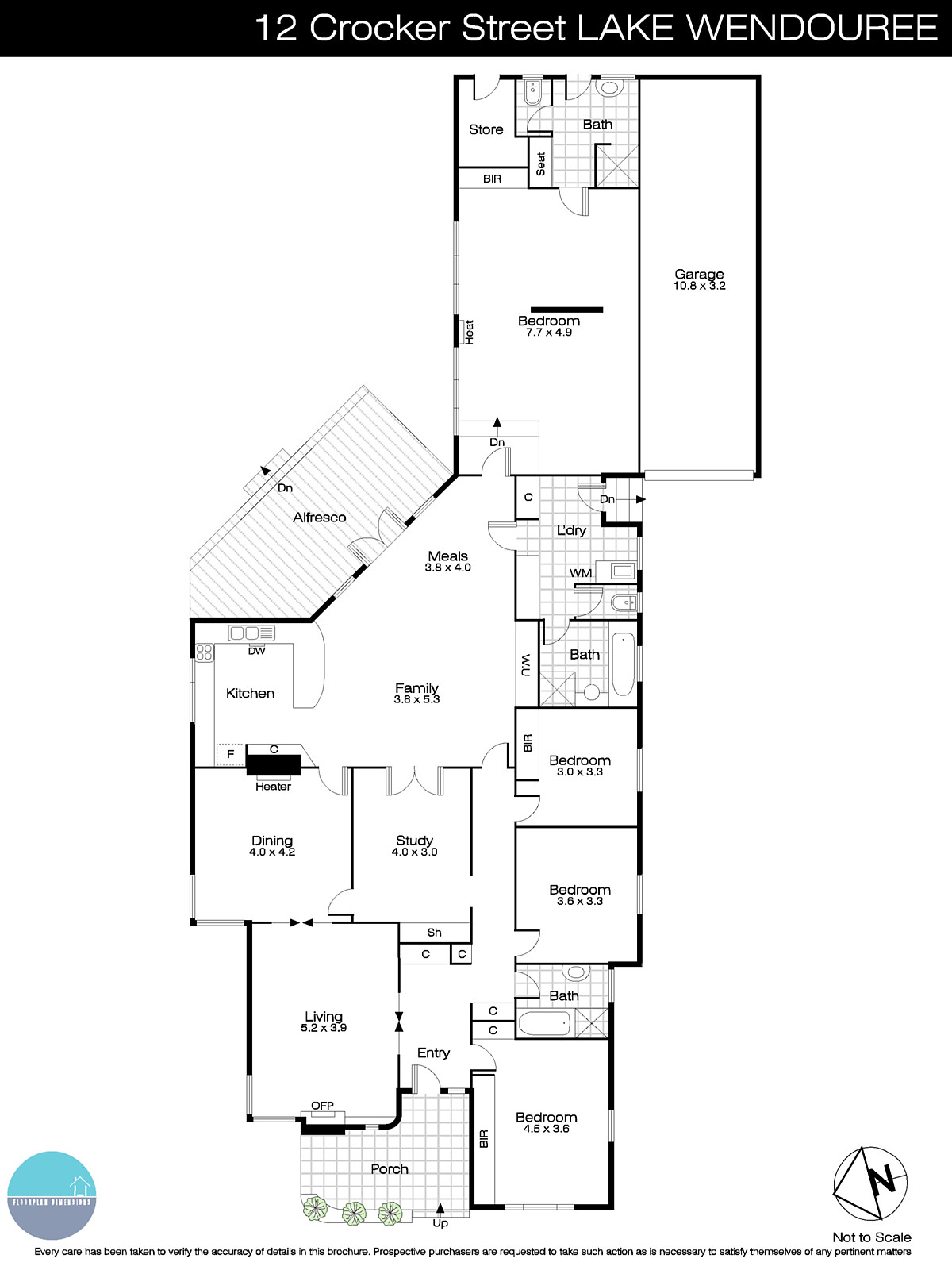 12 Crocker Street, Lake Wendouree VIC 3350 - Floorplan
