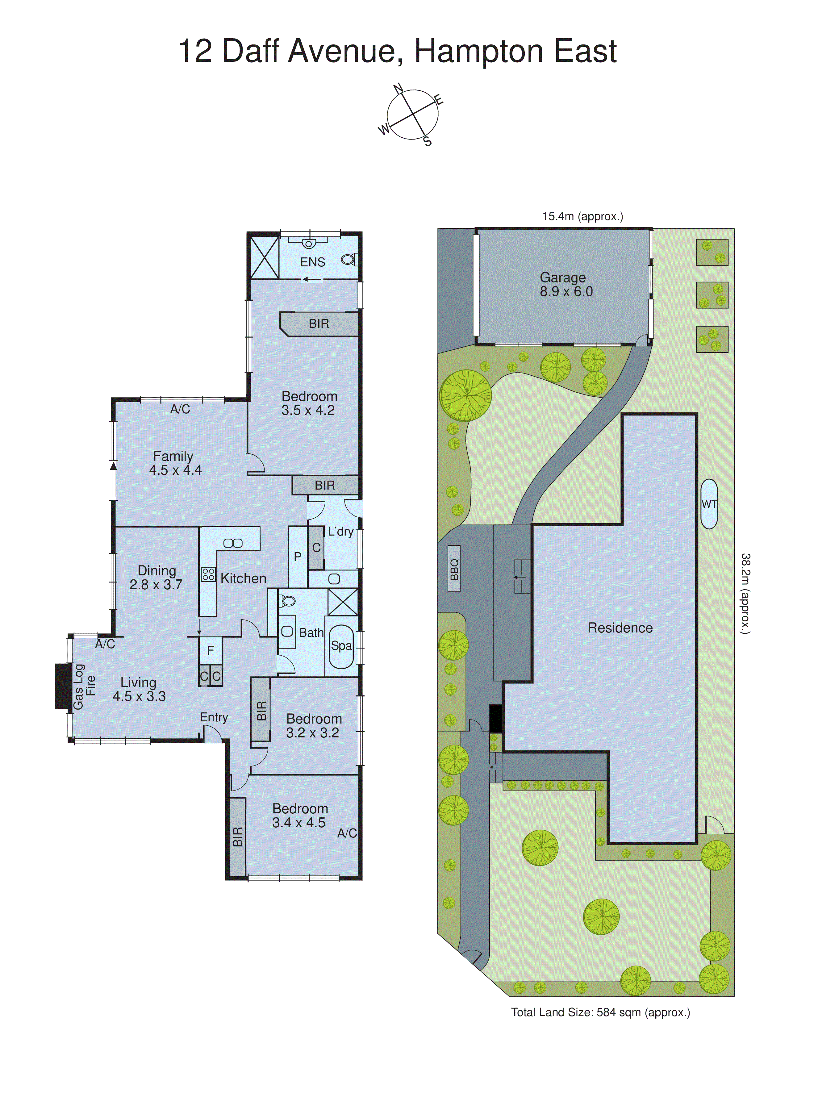 12 Daff Avenue, Hampton East VIC 3188 - Floorplan