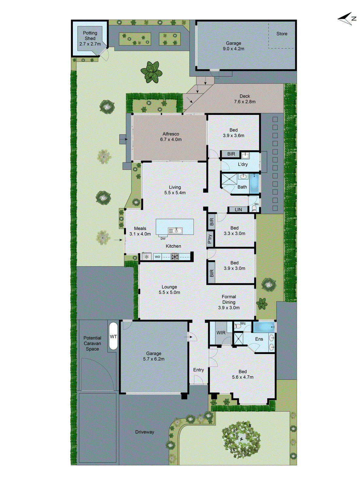 12 Daly Boulevard, Highton VIC 3216 - Floorplan