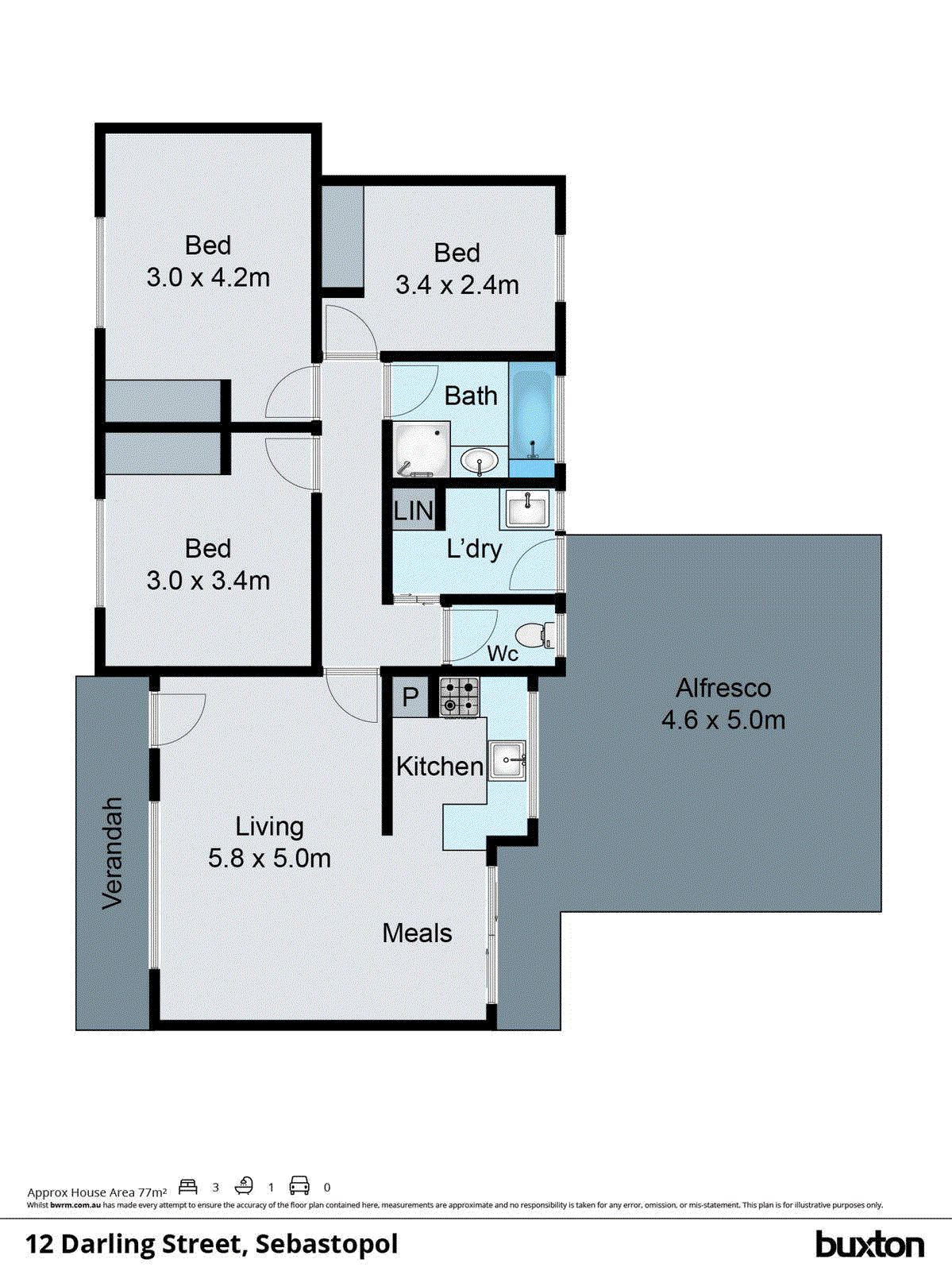 12 Darling Street, Sebastopol VIC 3356 - Floorplan