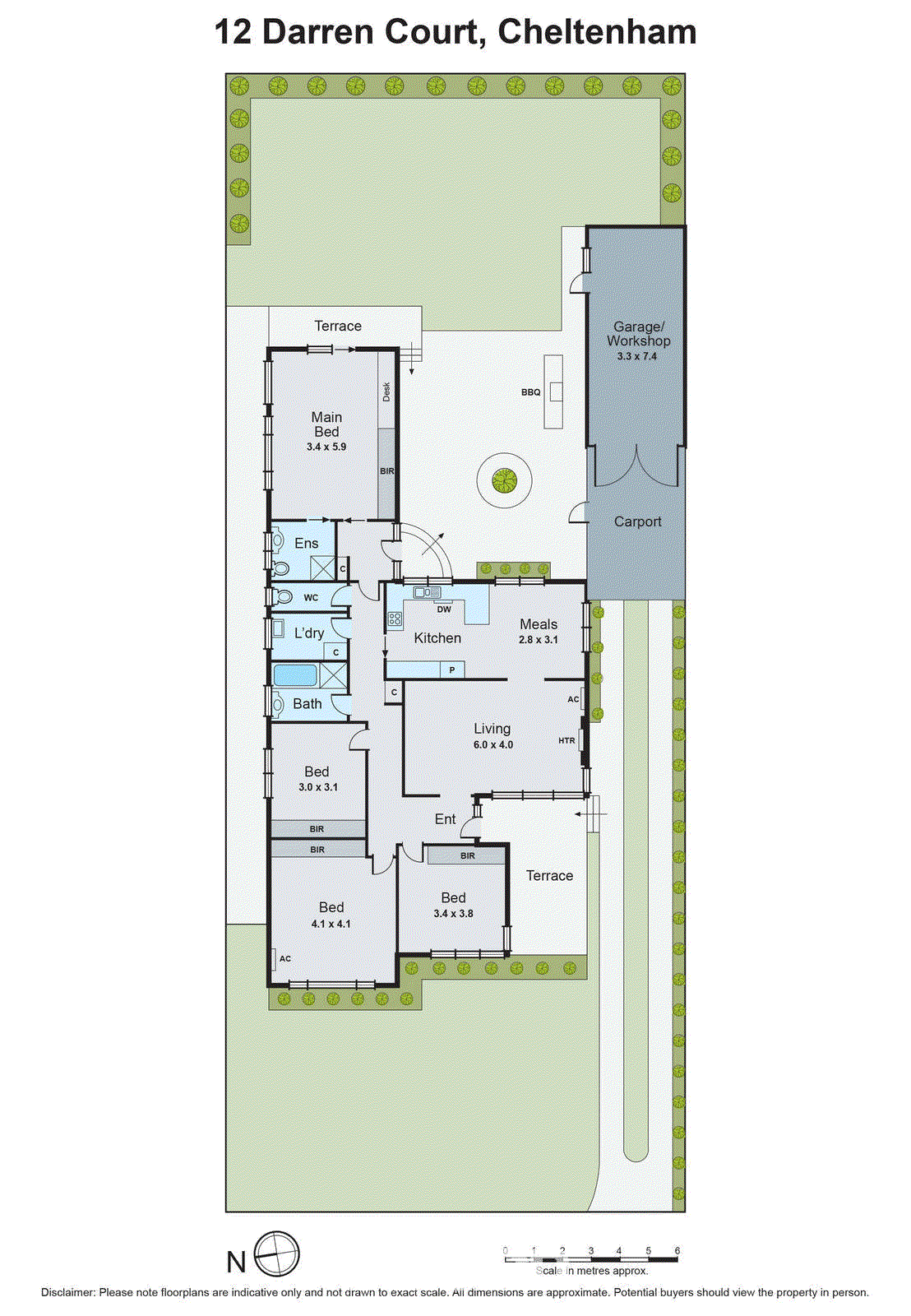 12 Darren Court, Cheltenham VIC 3192 - Floorplan