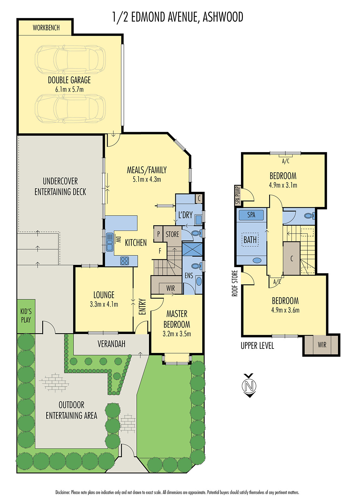 1/2 Edmonds Avenue, Ashwood VIC 3147 - Floorplan