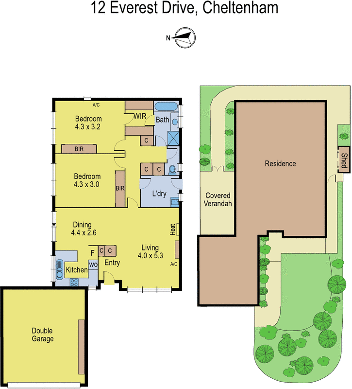 12 Everest Drive, Cheltenham VIC 3192 - Floorplan