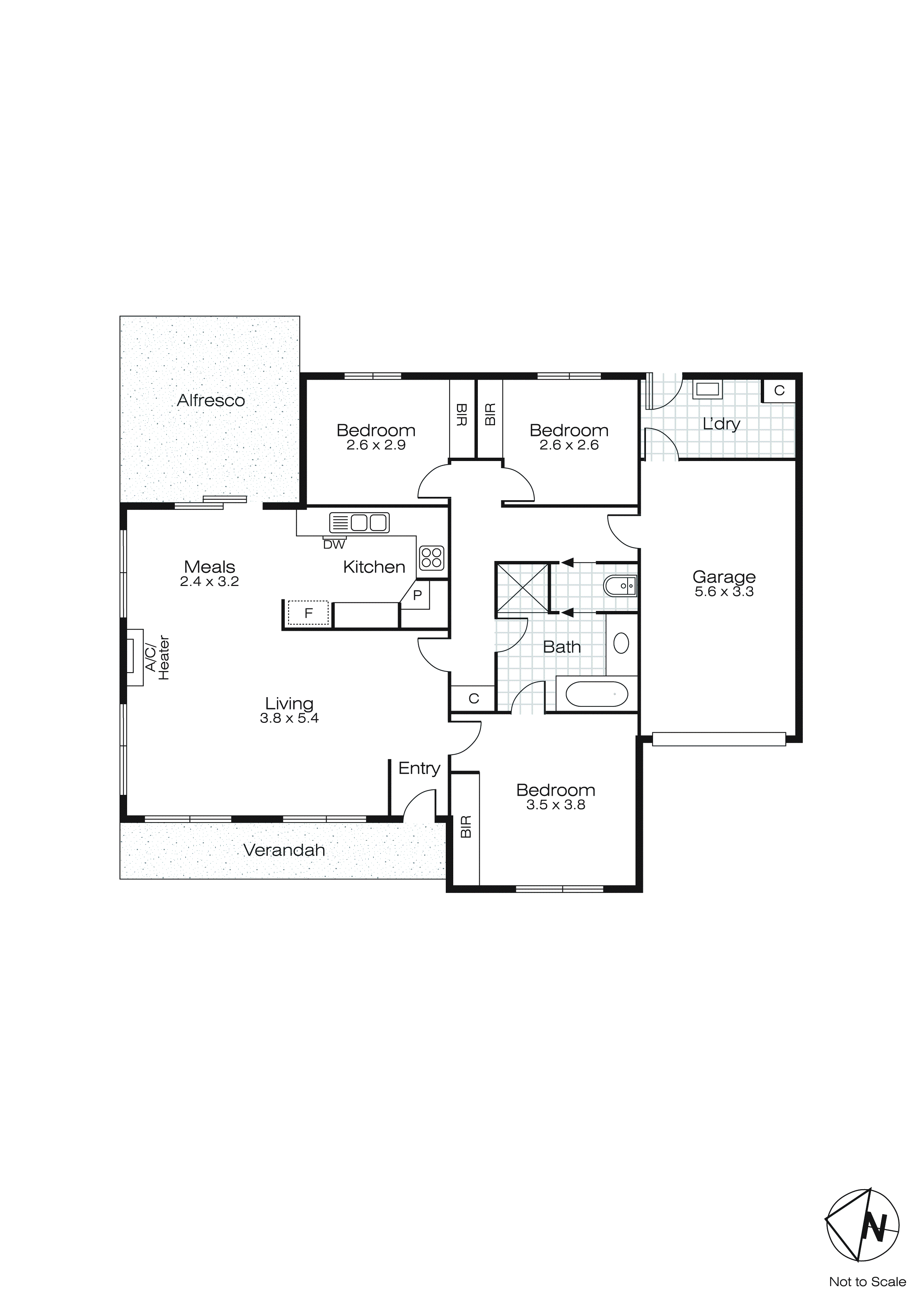 1/2 Finley Court, Mount Clear VIC 3350 - Floorplan