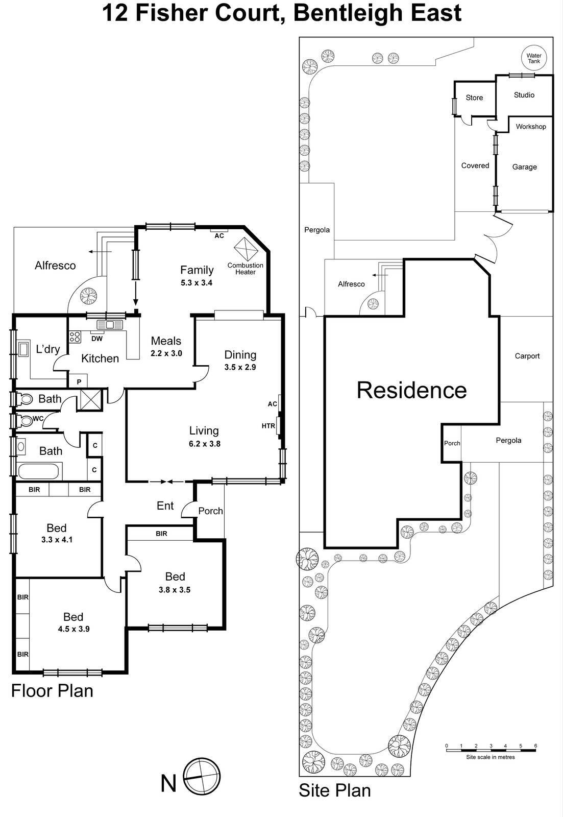 12 Fisher Court, Bentleigh East VIC 3165 - Floorplan