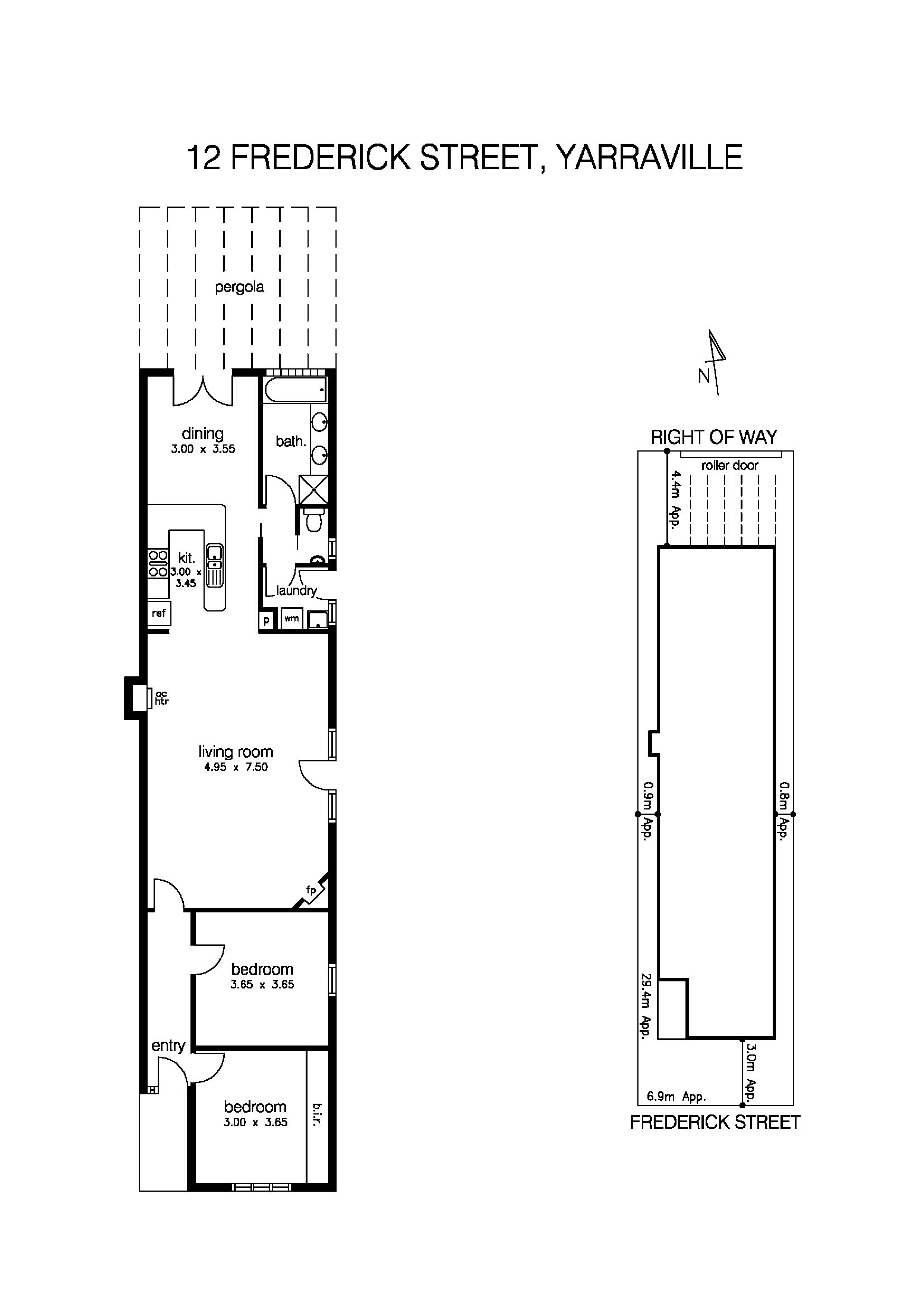 12 Frederick Street, YARRAVILLE VIC 3013 - Floorplan