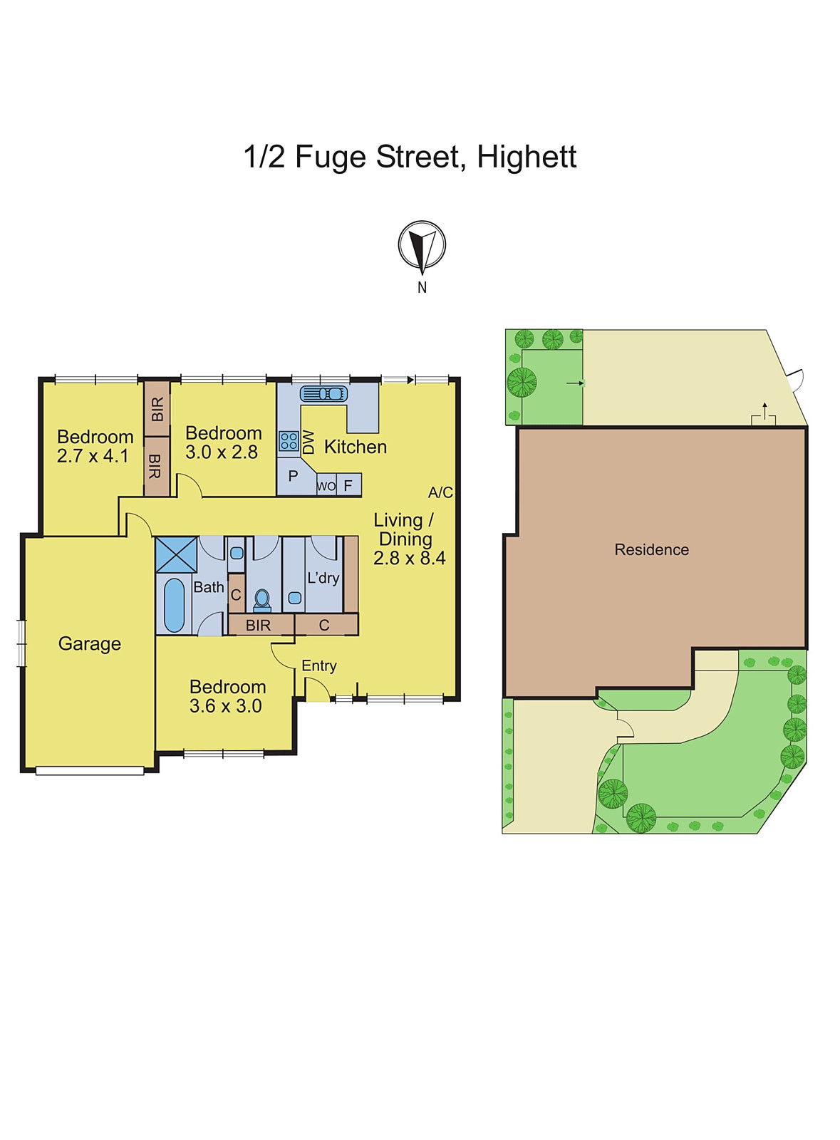 1/2 Fuge Street, Highett VIC 3190 - Floorplan