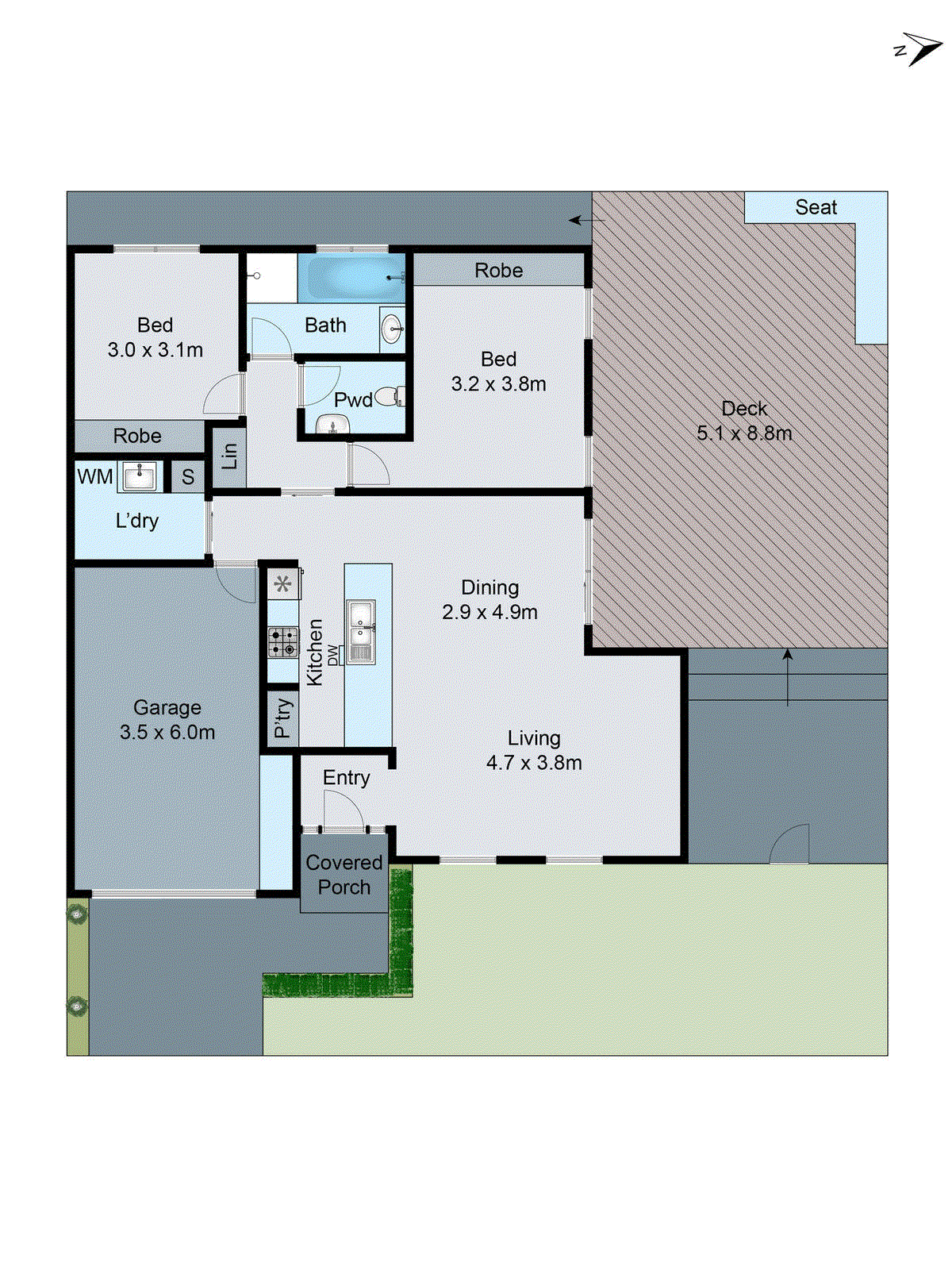 1/2 Glenmire Street, Highton VIC 3216 - Floorplan