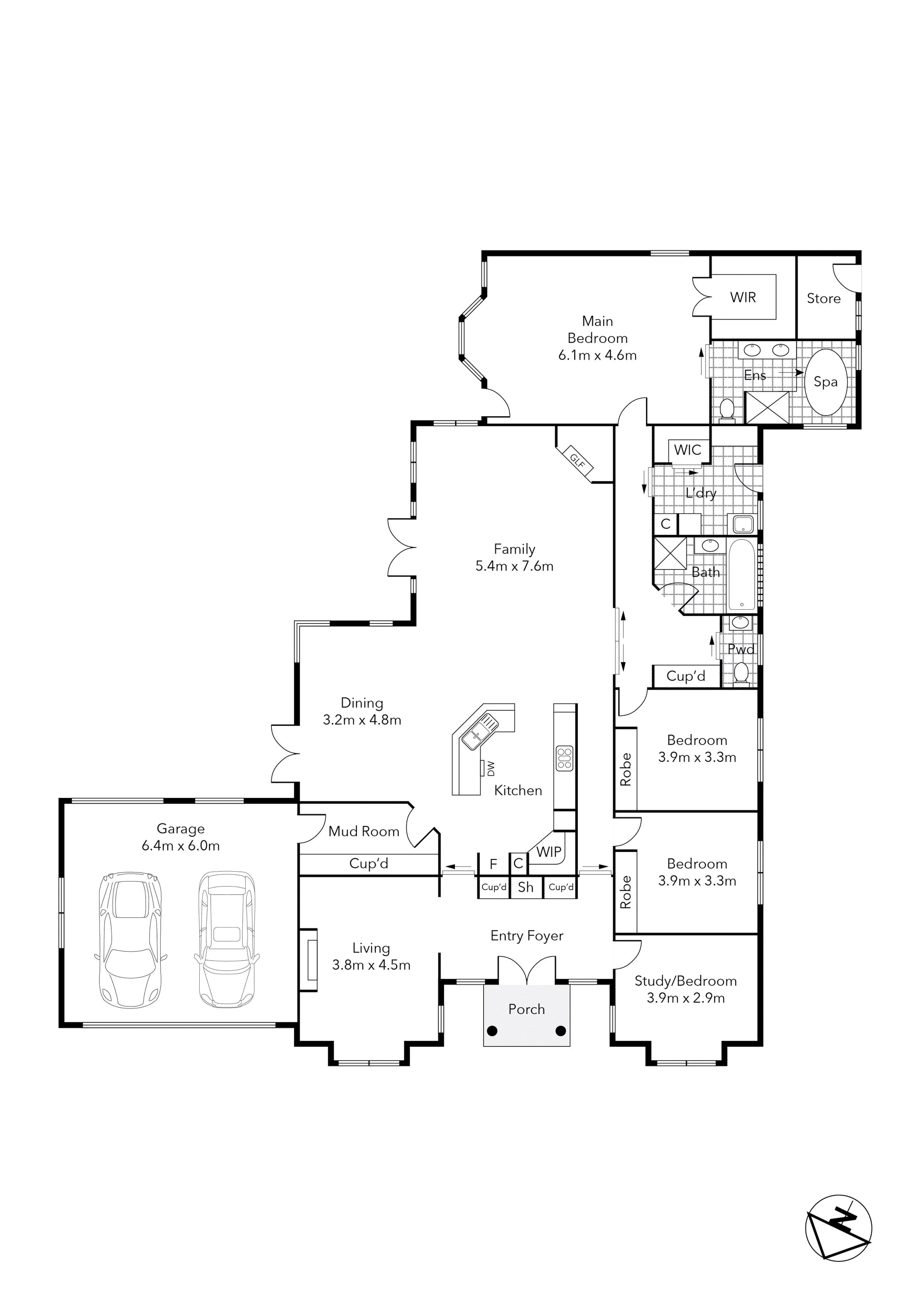12 Heights Crescent, Ballarat North VIC 3350 - Floorplan