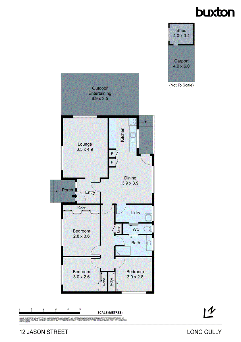 12 Jason Street, Long Gully VIC 3550 - Floorplan