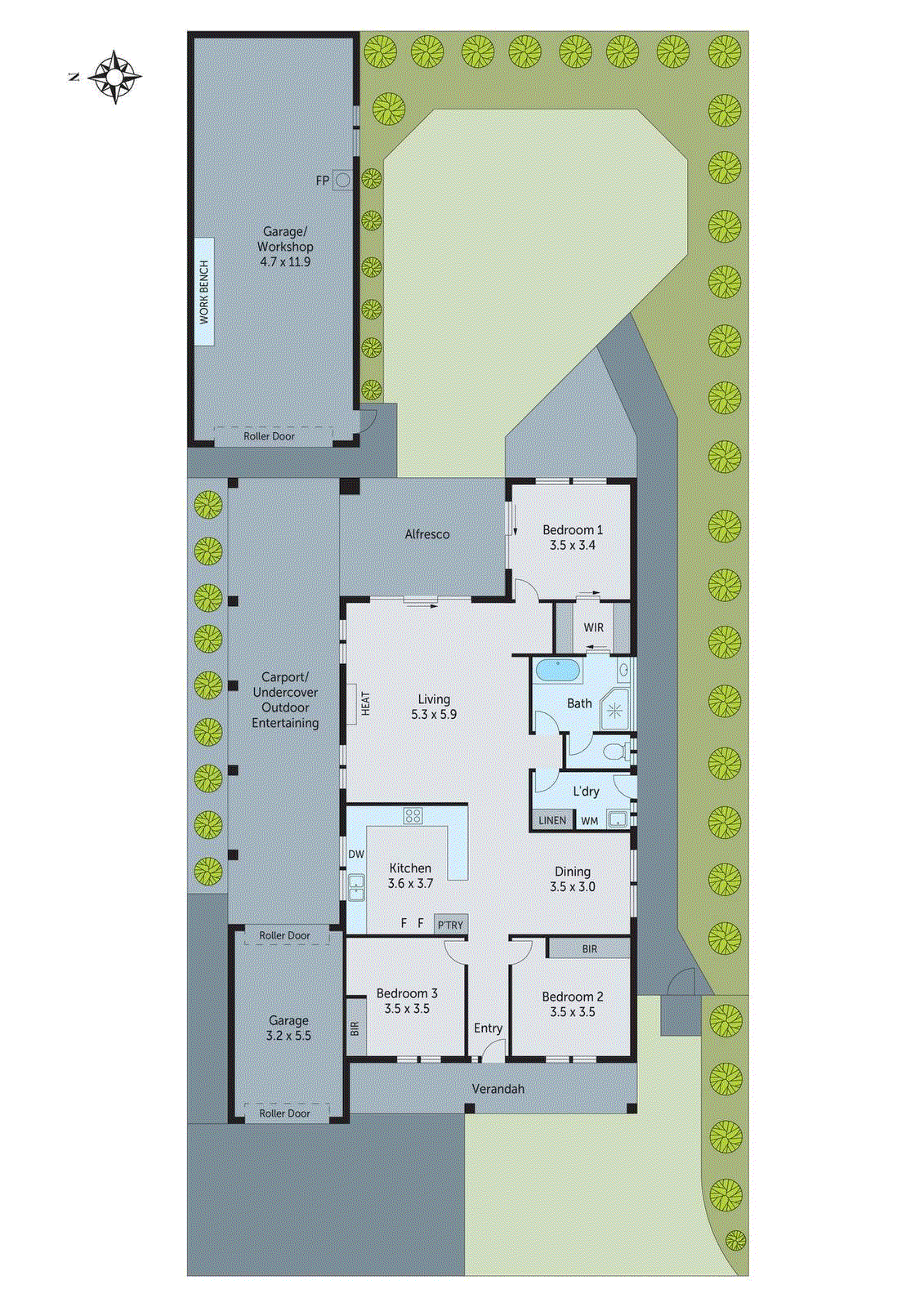 12 Jenna Court, St Albans Park VIC 3219 - Floorplan