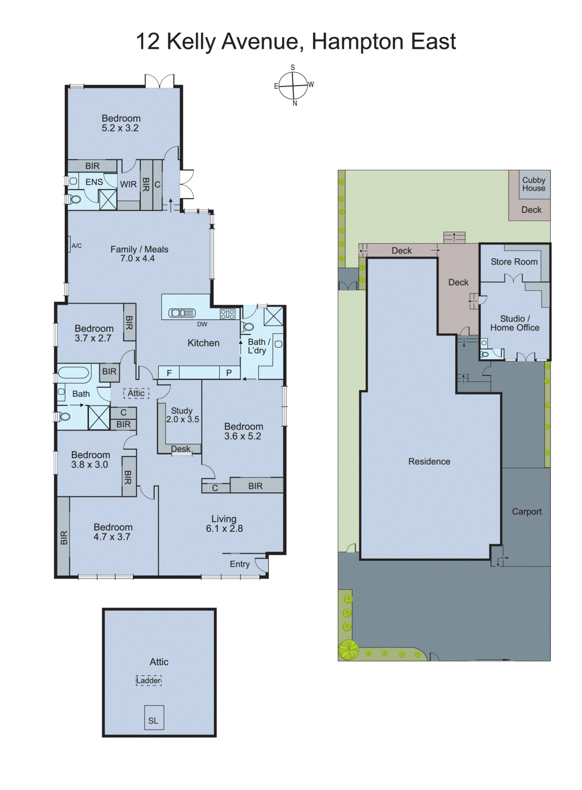 12 Kelly Avenue, Hampton East VIC 3188 - Floorplan
