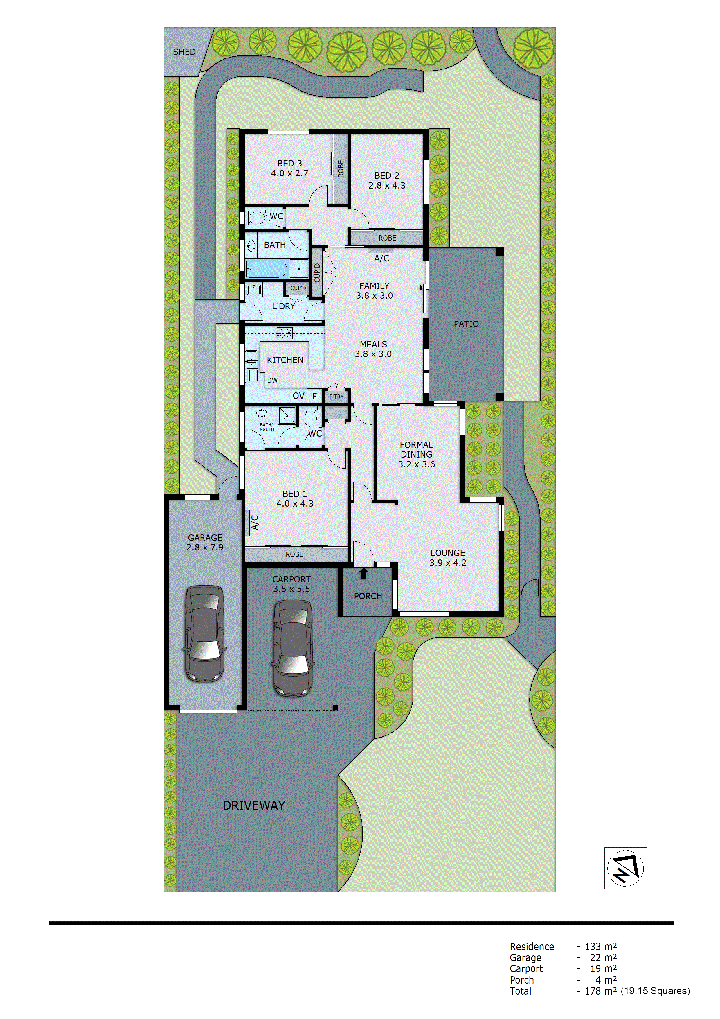 12 Kingston Drive, Dingley Village VIC 3172 - Floorplan
