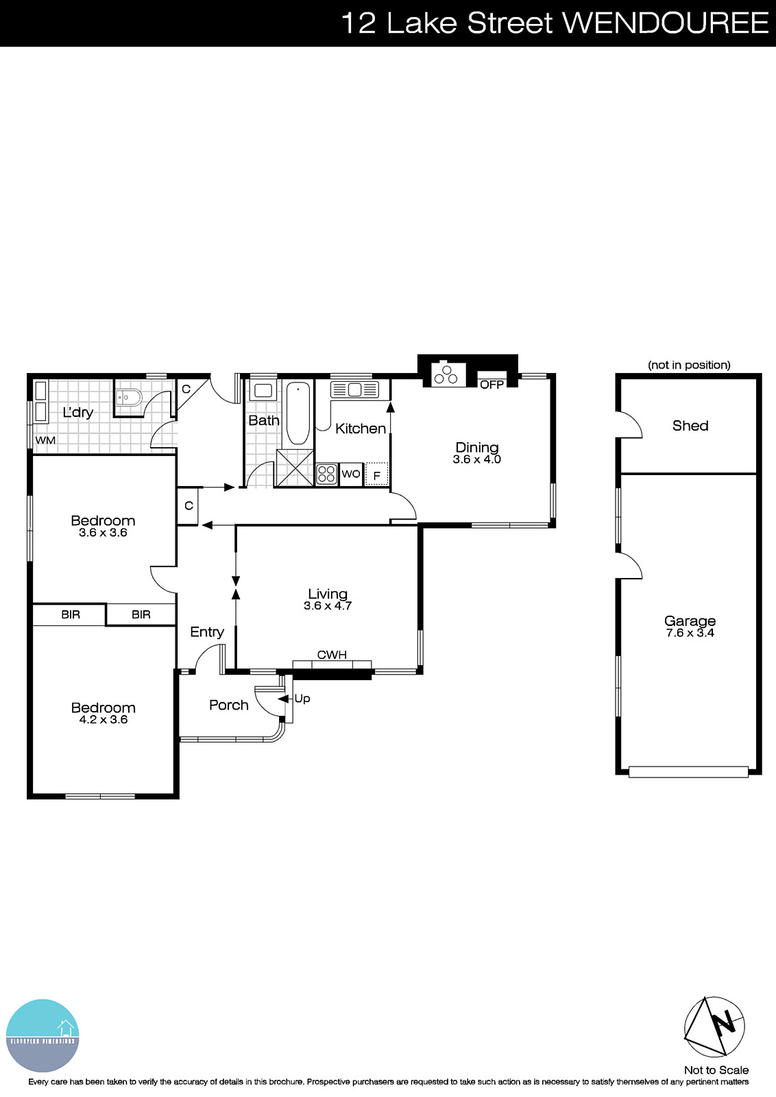 12 Lake Street, Wendouree VIC 3355 - Floorplan