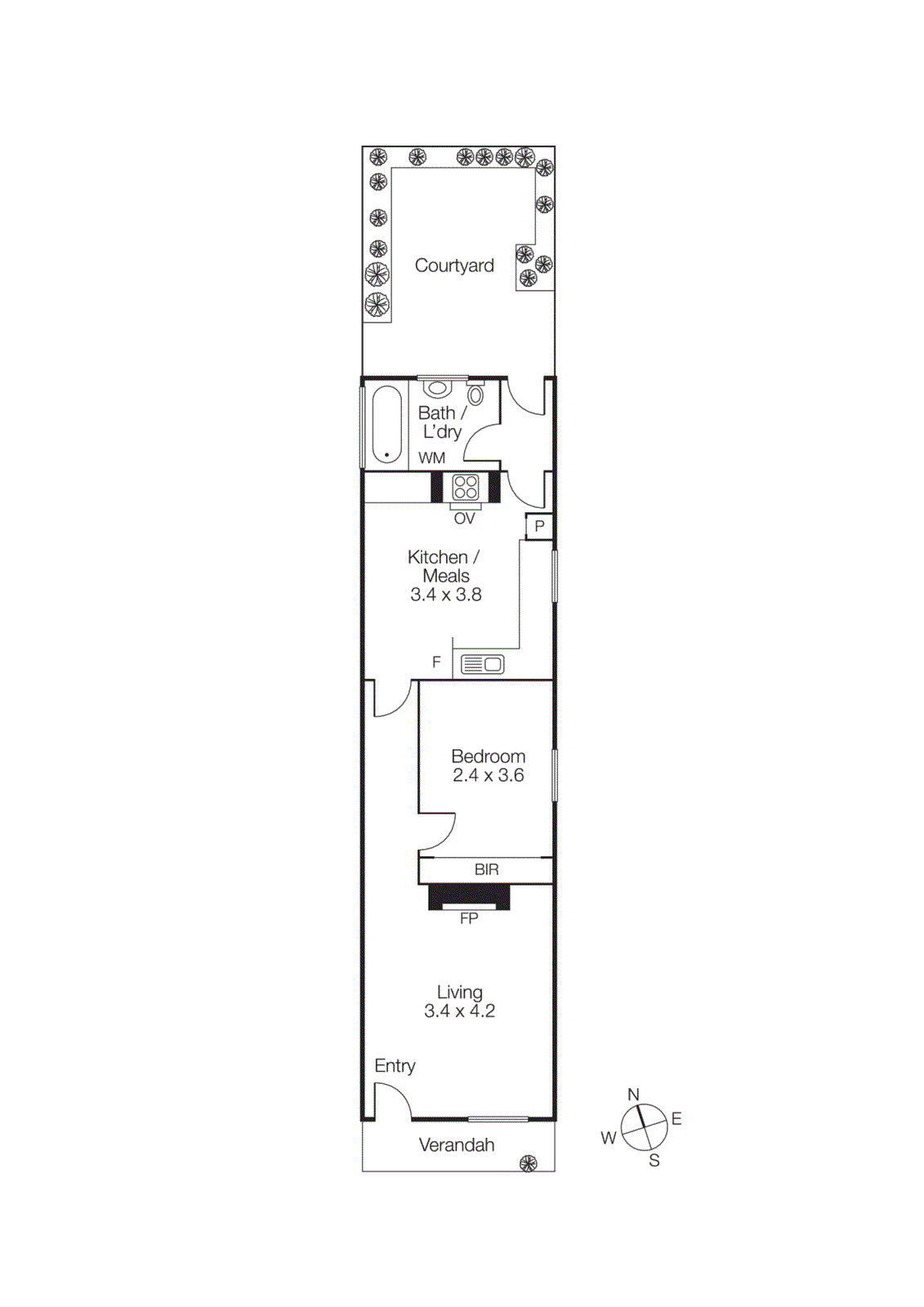 12 Little Mountain Street, South Melbourne VIC 3205 - Floorplan