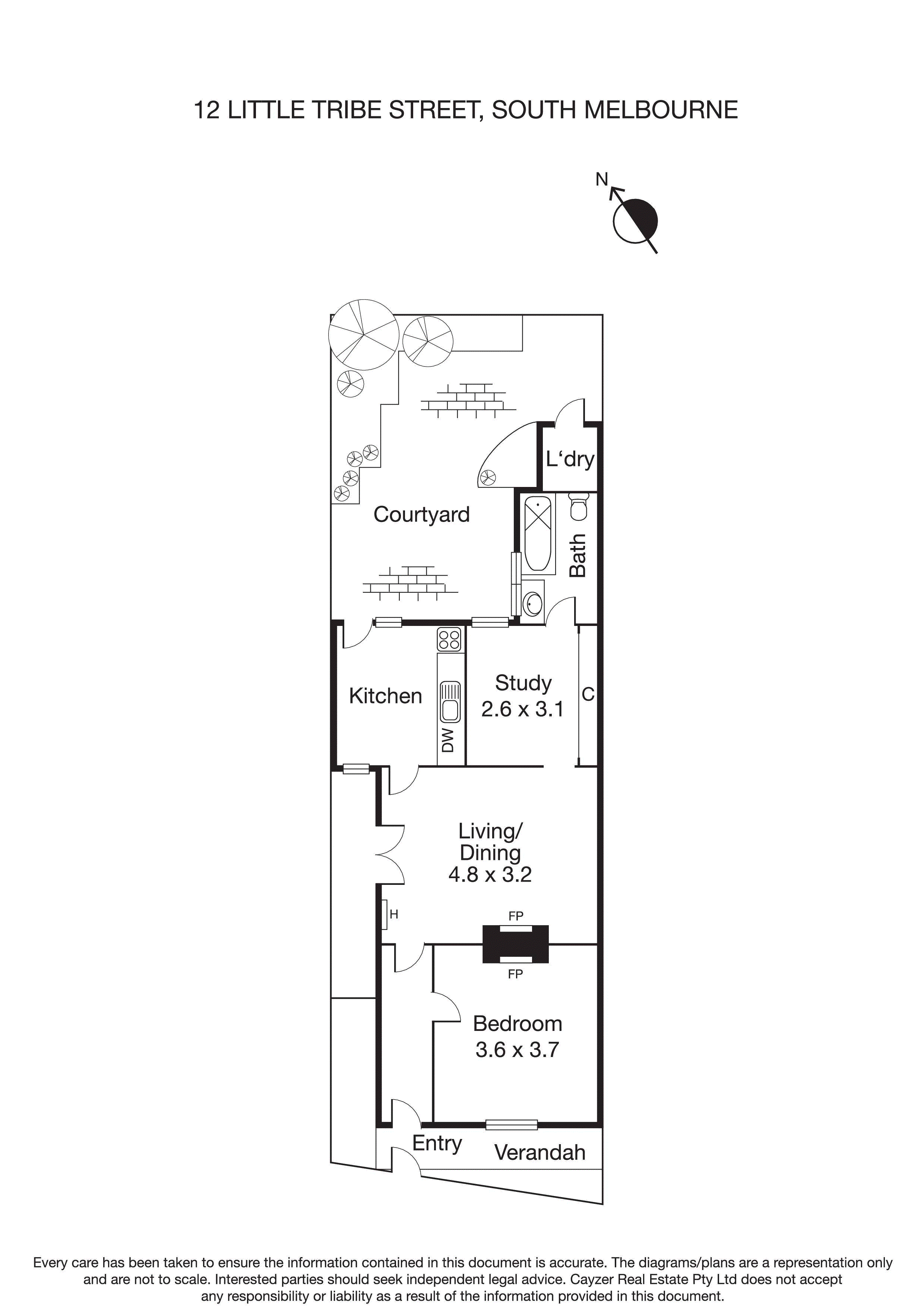 12 Little Tribe Street, SOUTH MELBOURNE VIC 3205 - Floorplan