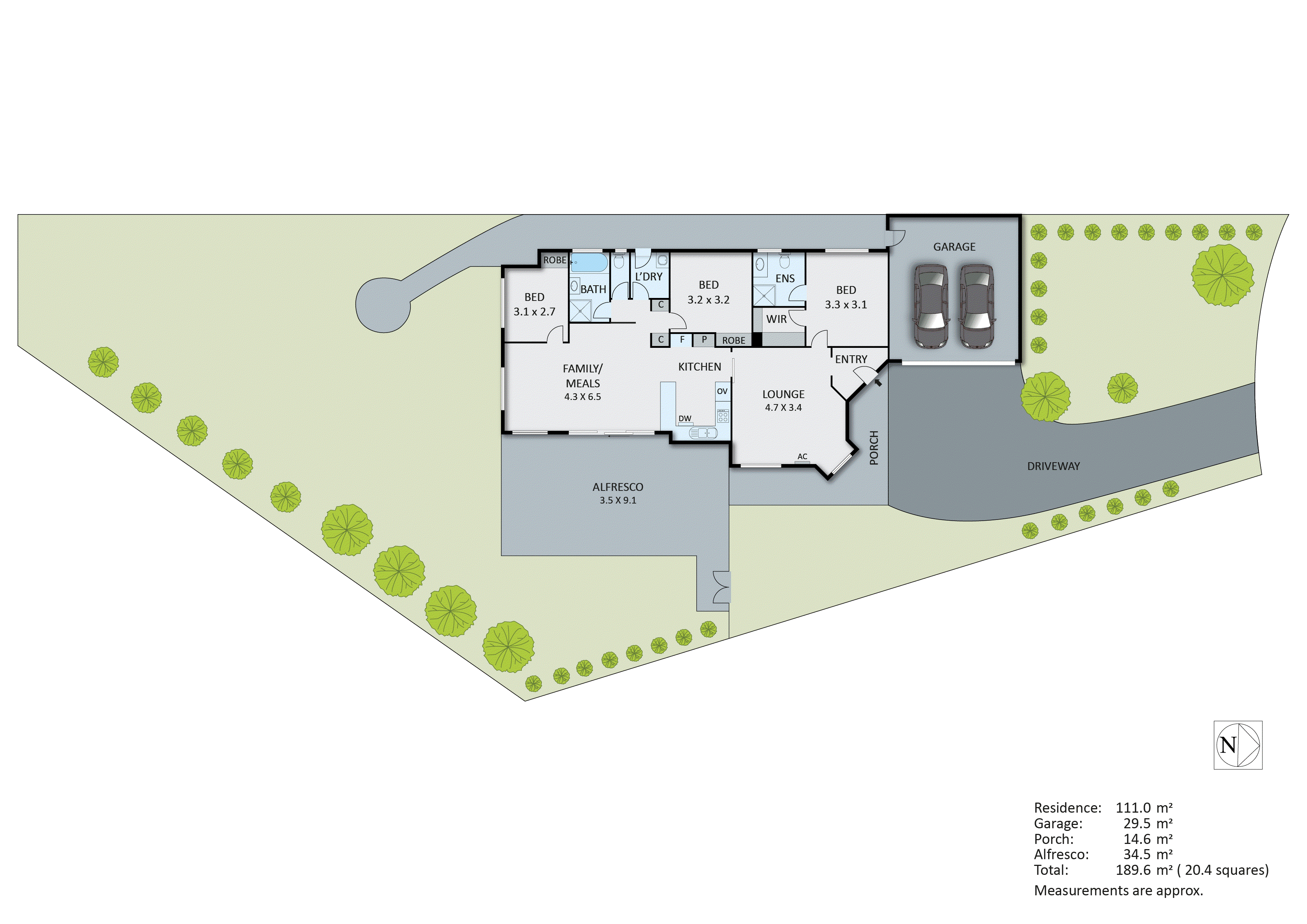 12 Lynda Court, Aspendale Gardens VIC 3195 - Floorplan