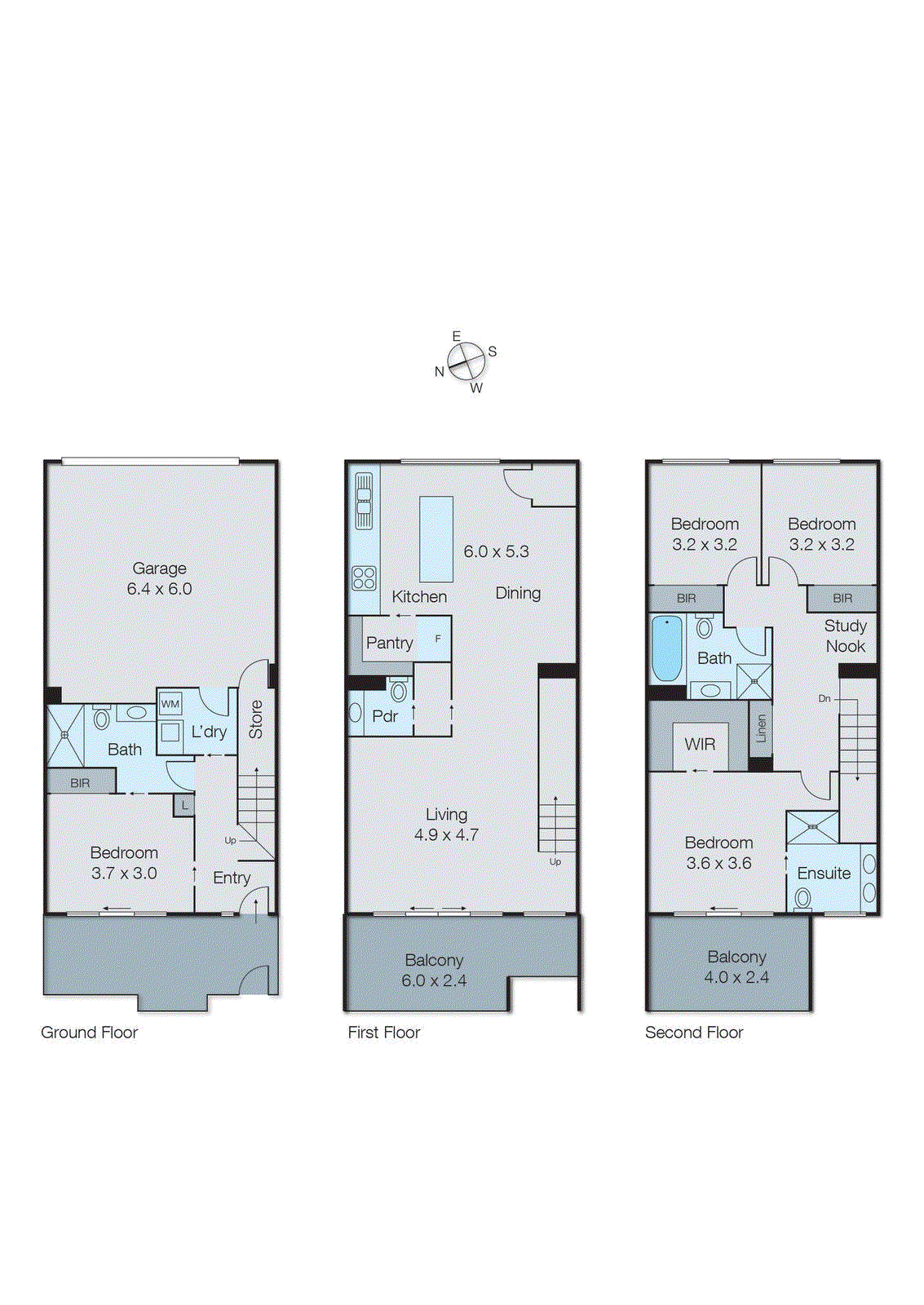 12 Moreton Walk, Cheltenham VIC 3192 - Floorplan