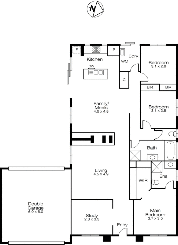 12 Mountview Drive, Sebastopol VIC 3356 - Floorplan