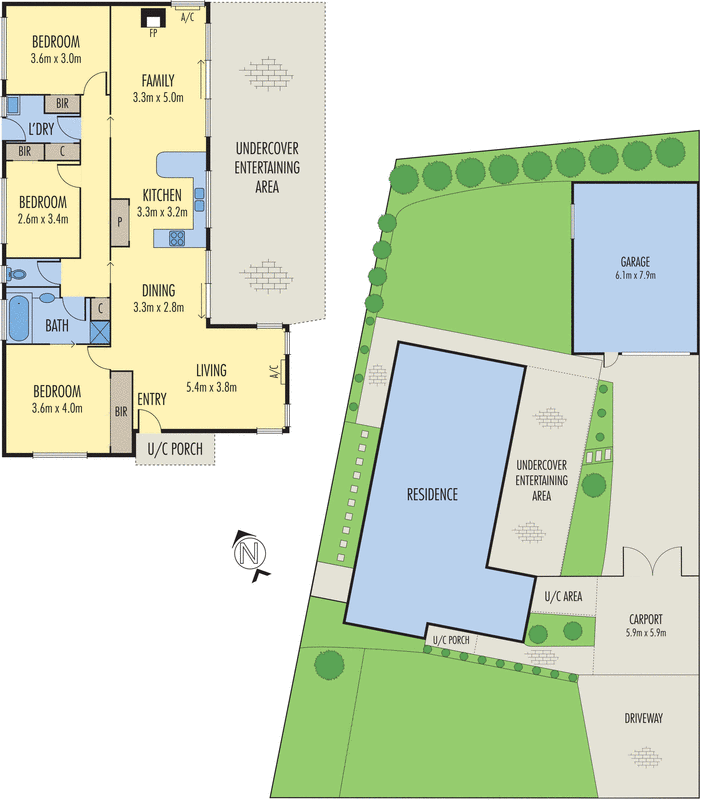 12 Mulholland Crescent, Grovedale VIC 3216 - Floorplan
